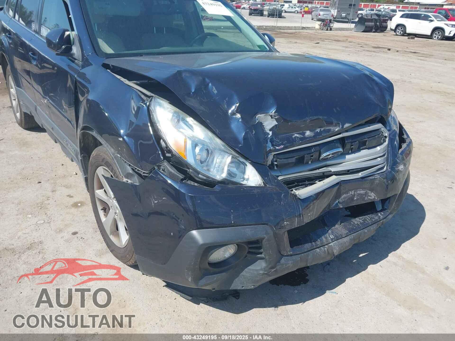 SUBARU OUTBACK 2013 - 4S4BRCCC8D3245201
