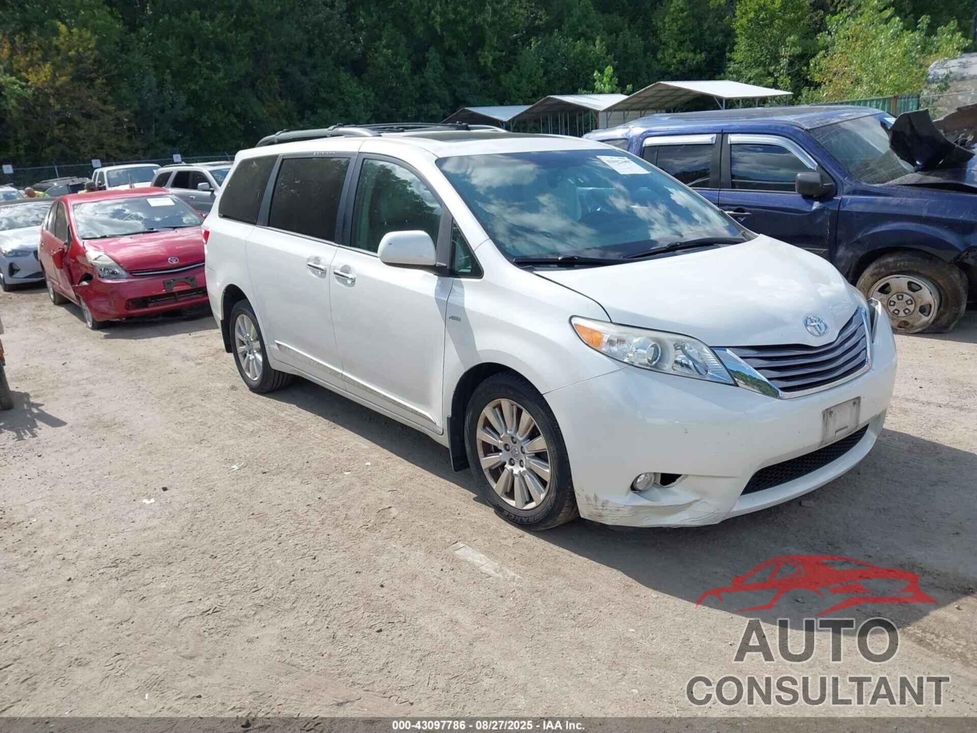 TOYOTA SIENNA 2017 - 5TDDZ3DC9HS156673