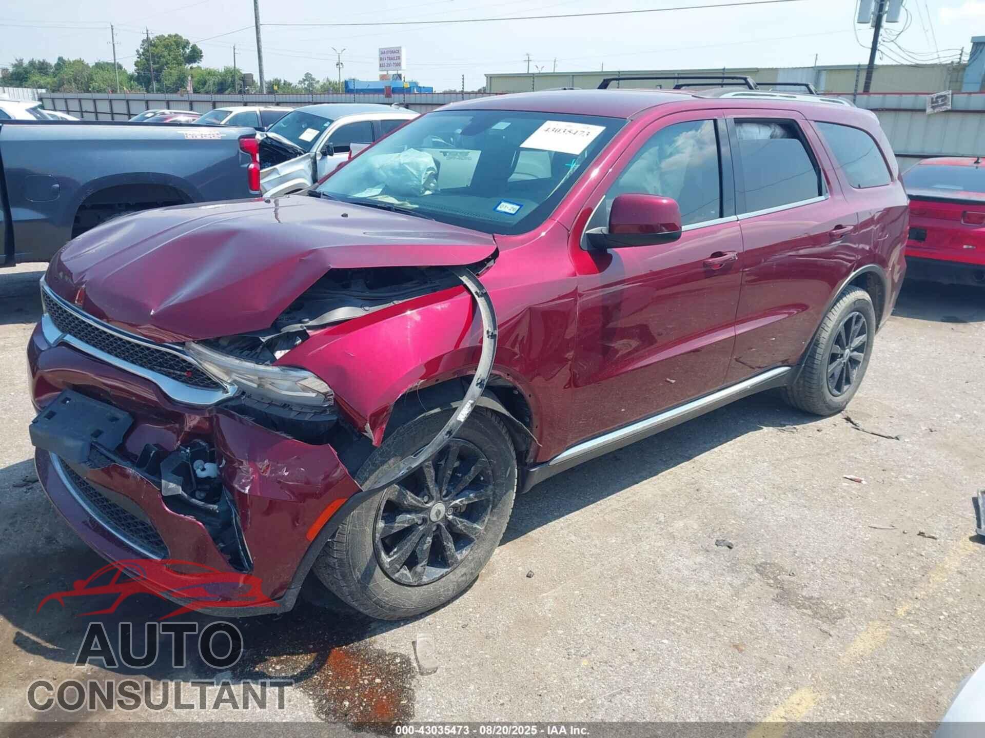 DODGE DURANGO 2021 - 1C4RDHAG9MC878357