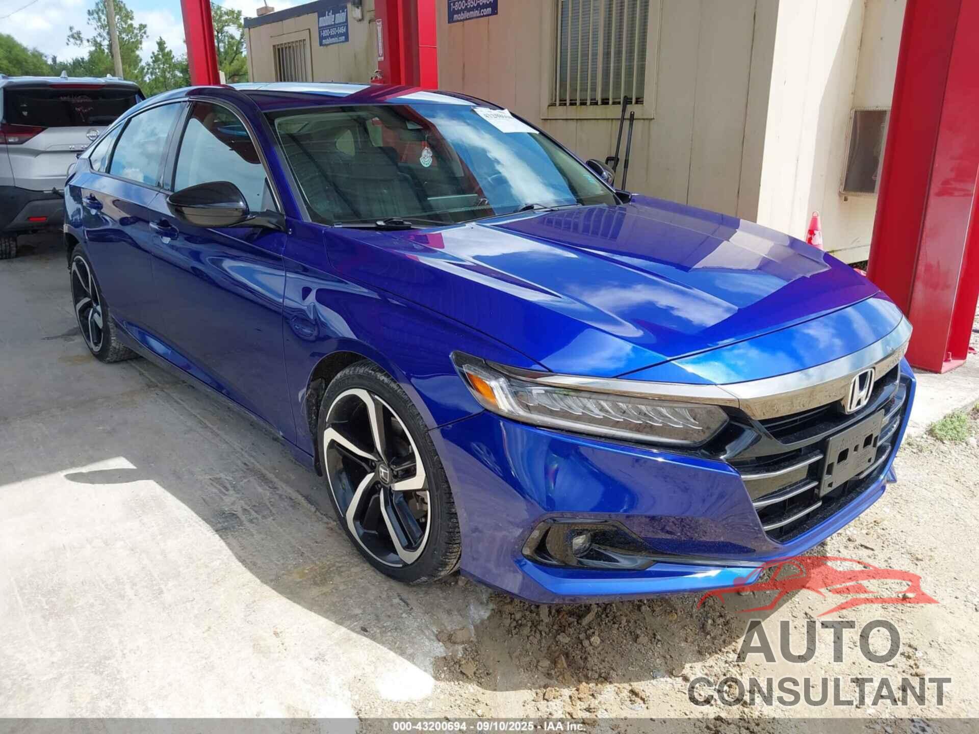 HONDA ACCORD 2021 - 1HGCV1F4XMA090886