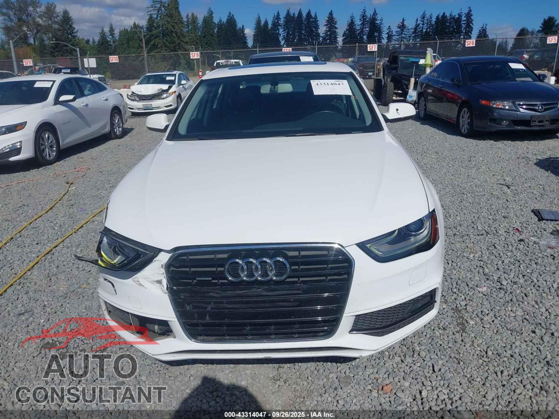 AUDI A4 2014 - WAUBFAFL3EA063087