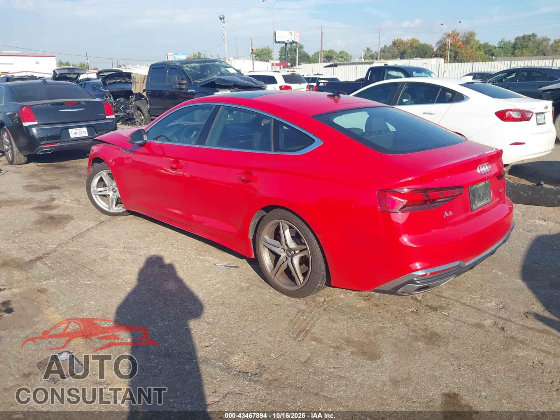 AUDI A5 SPORTBACK 2021 - WAUDACF54MA012538
