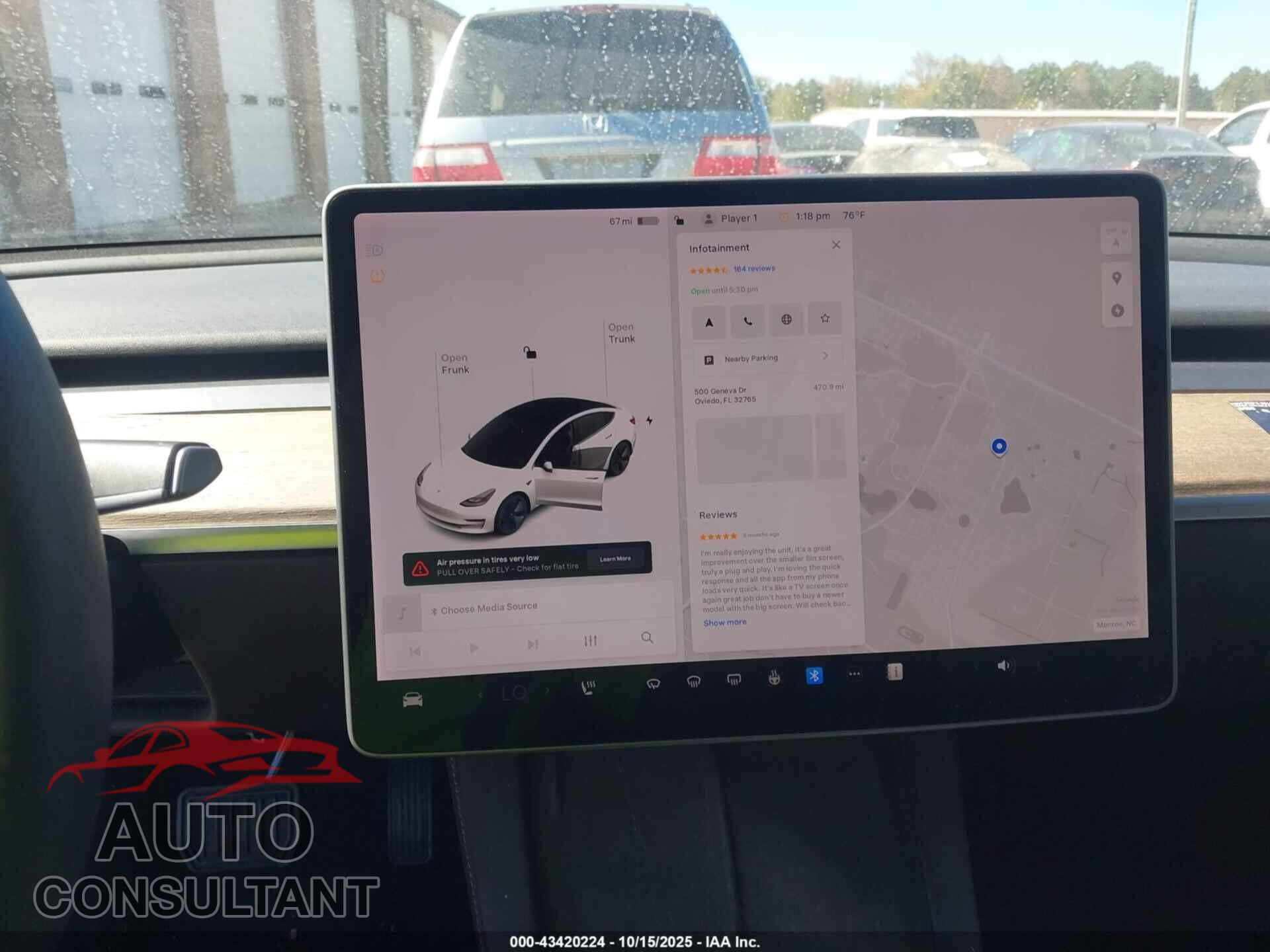 TESLA MODEL 3 2021 - 5YJ3E1EA2MF096419