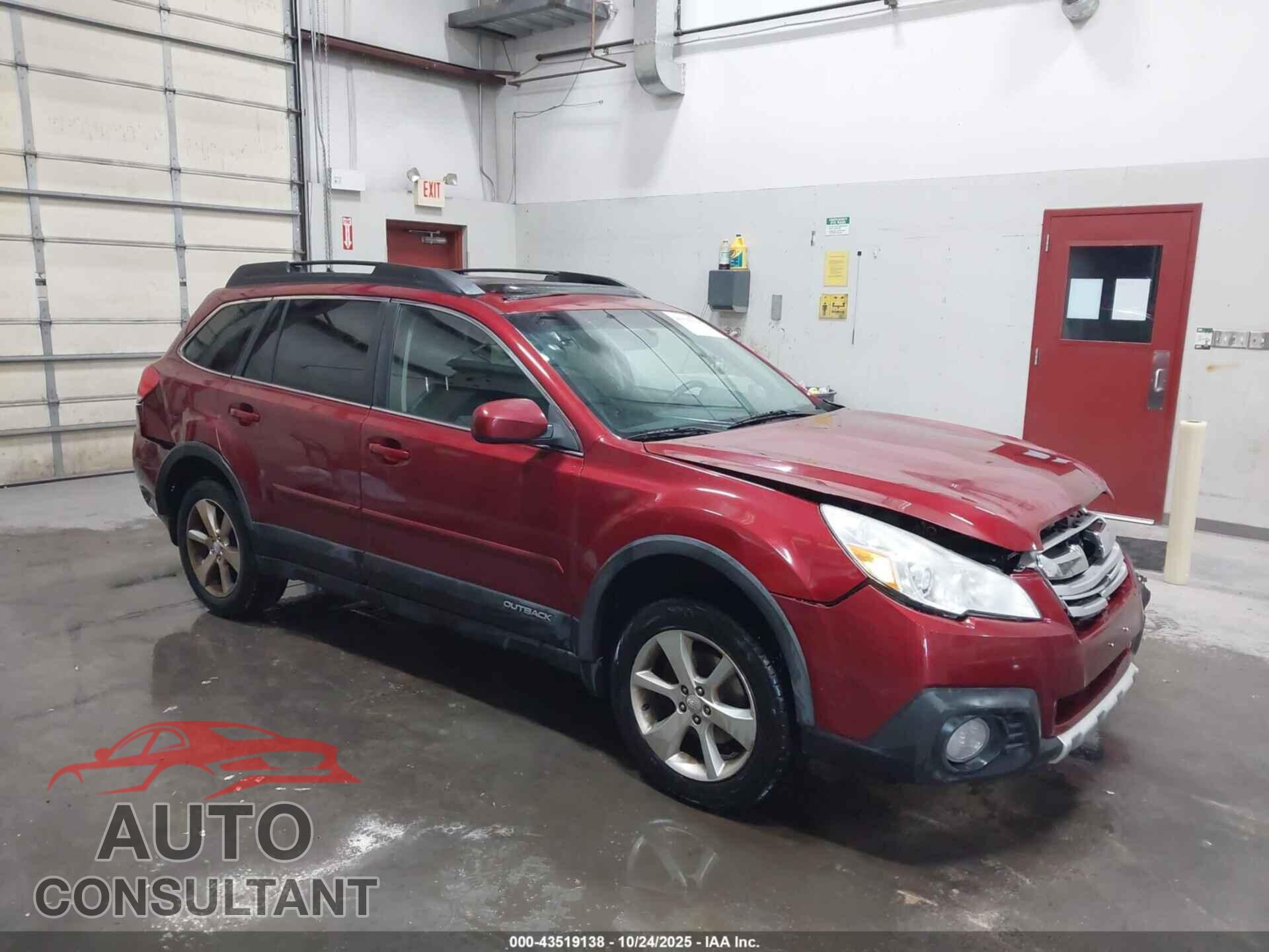 SUBARU OUTBACK 2014 - 4S4BRBLC1E3303094
