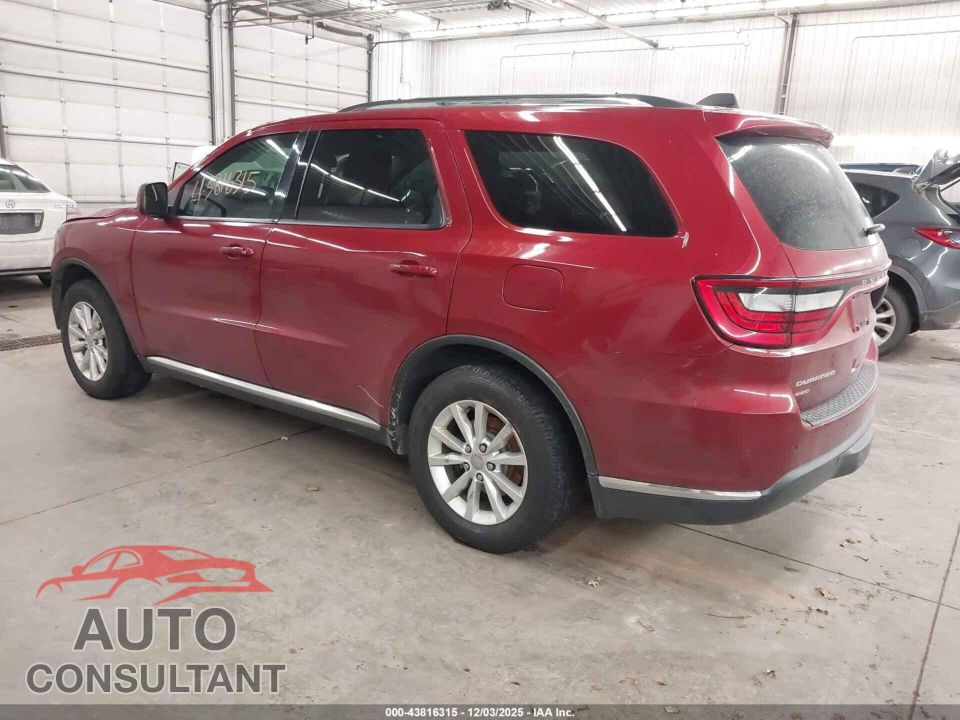 DODGE DURANGO 2014 - 1C4RDJAG9EC446344