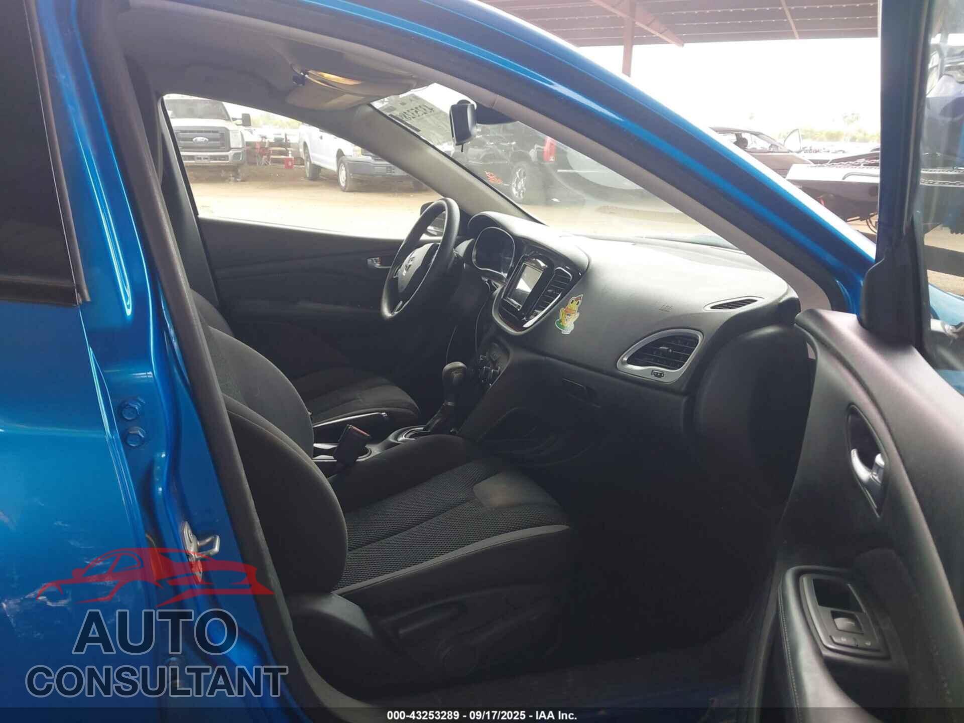 DODGE DART 2015 - 1C3CDFAA2FD390293
