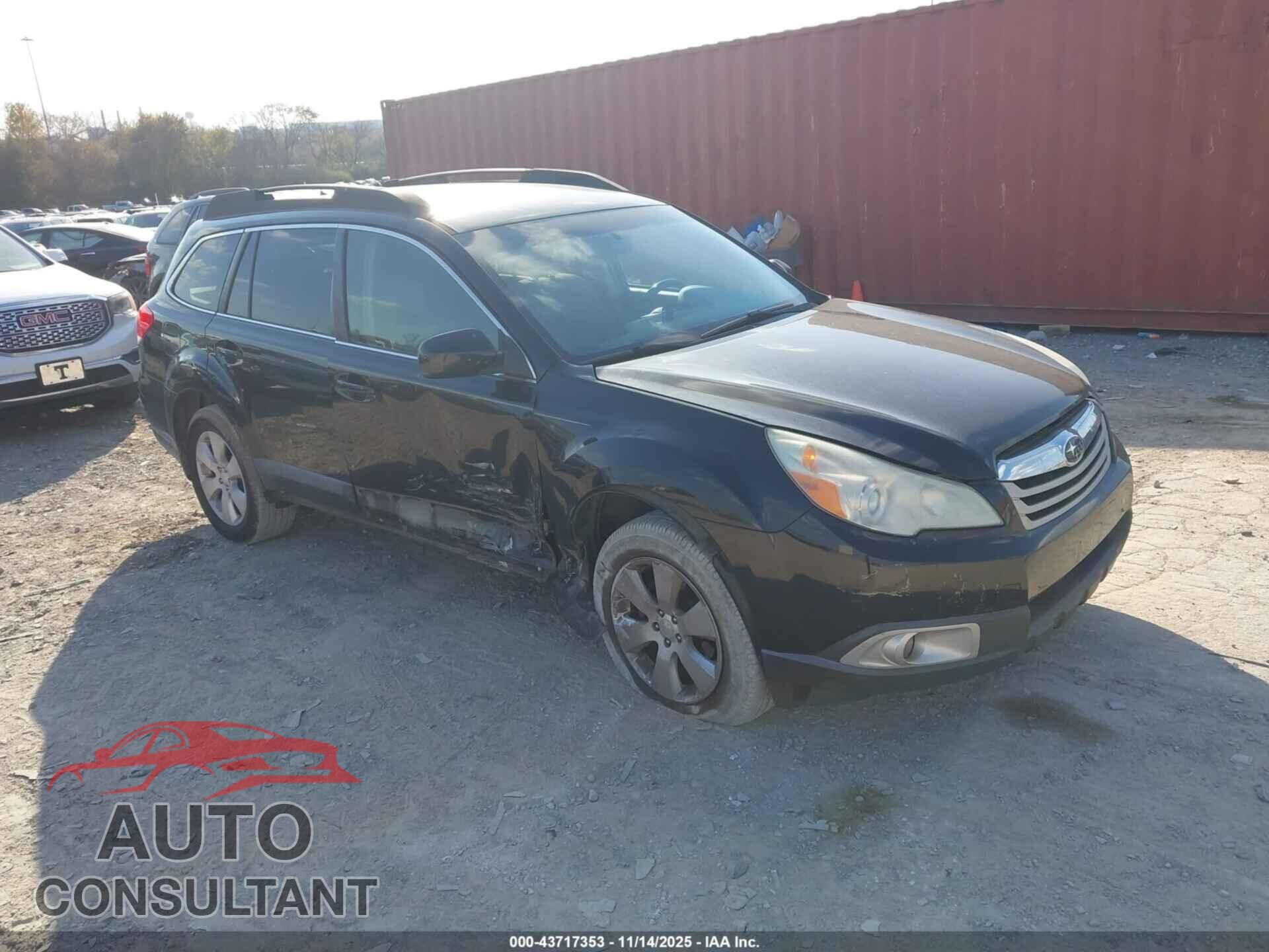 SUBARU OUTBACK 2012 - 4S4BRCCCXC3300844