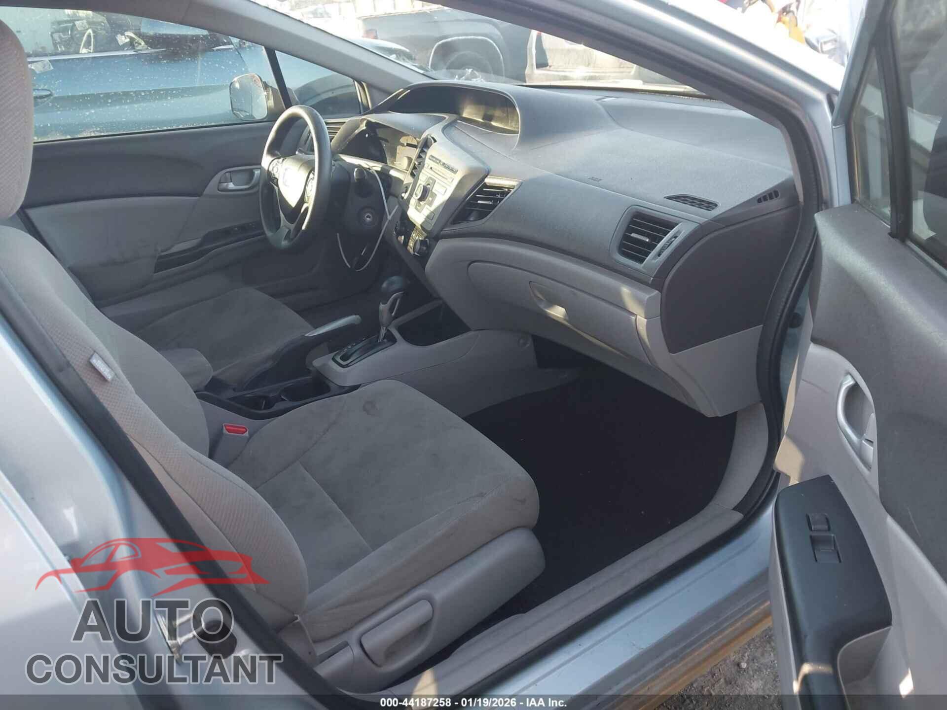 HONDA CIVIC 2012 - 19XFB2F56CE360467