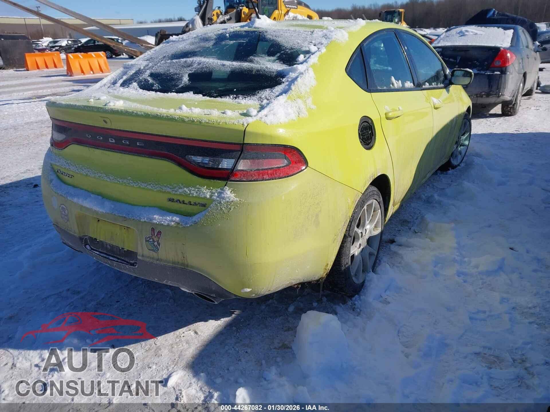 DODGE DART 2013 - 1C3CDFBA4DD147743