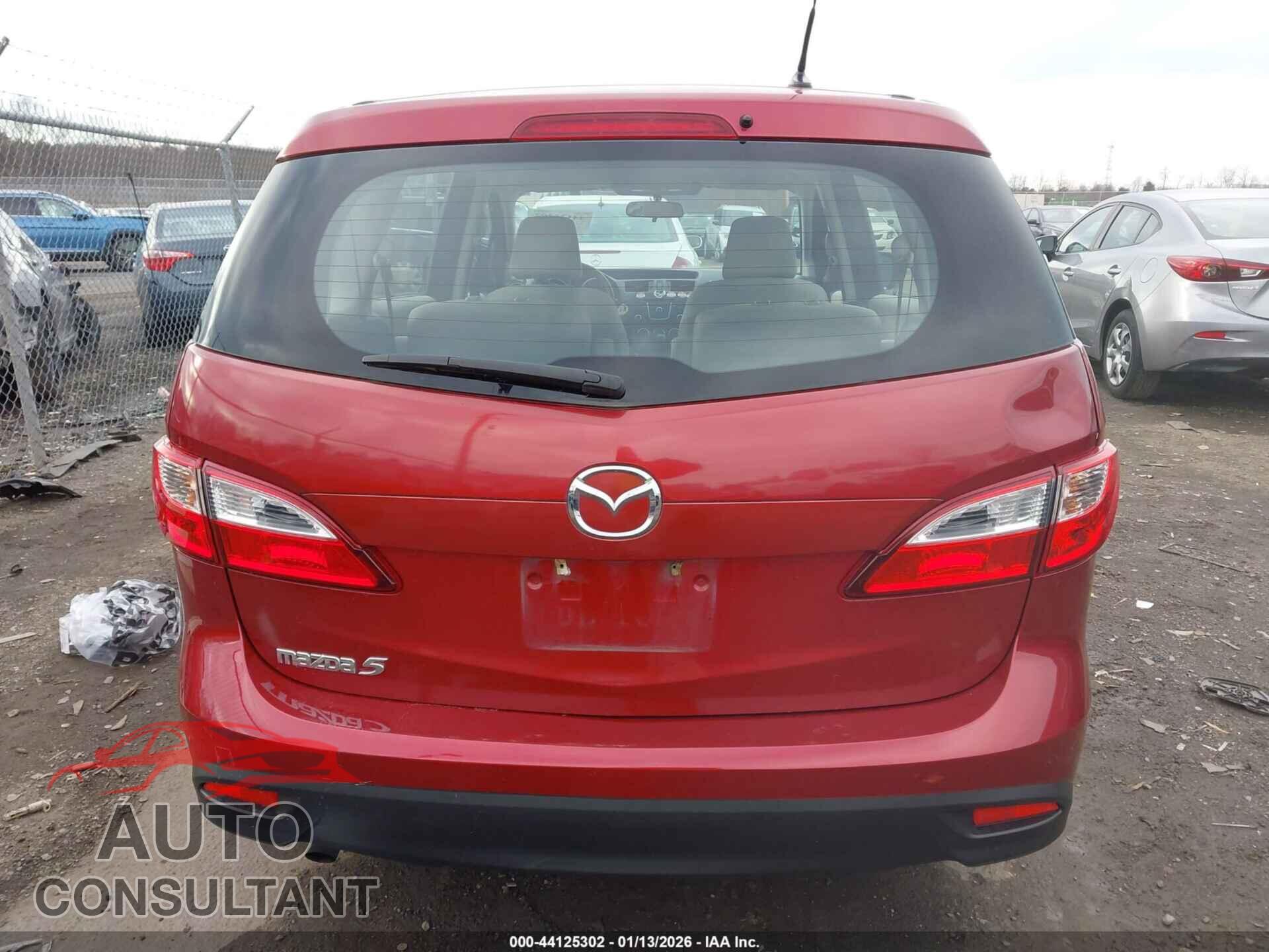 MAZDA MAZDA5 2013 - JM1CW2BL8D0154797