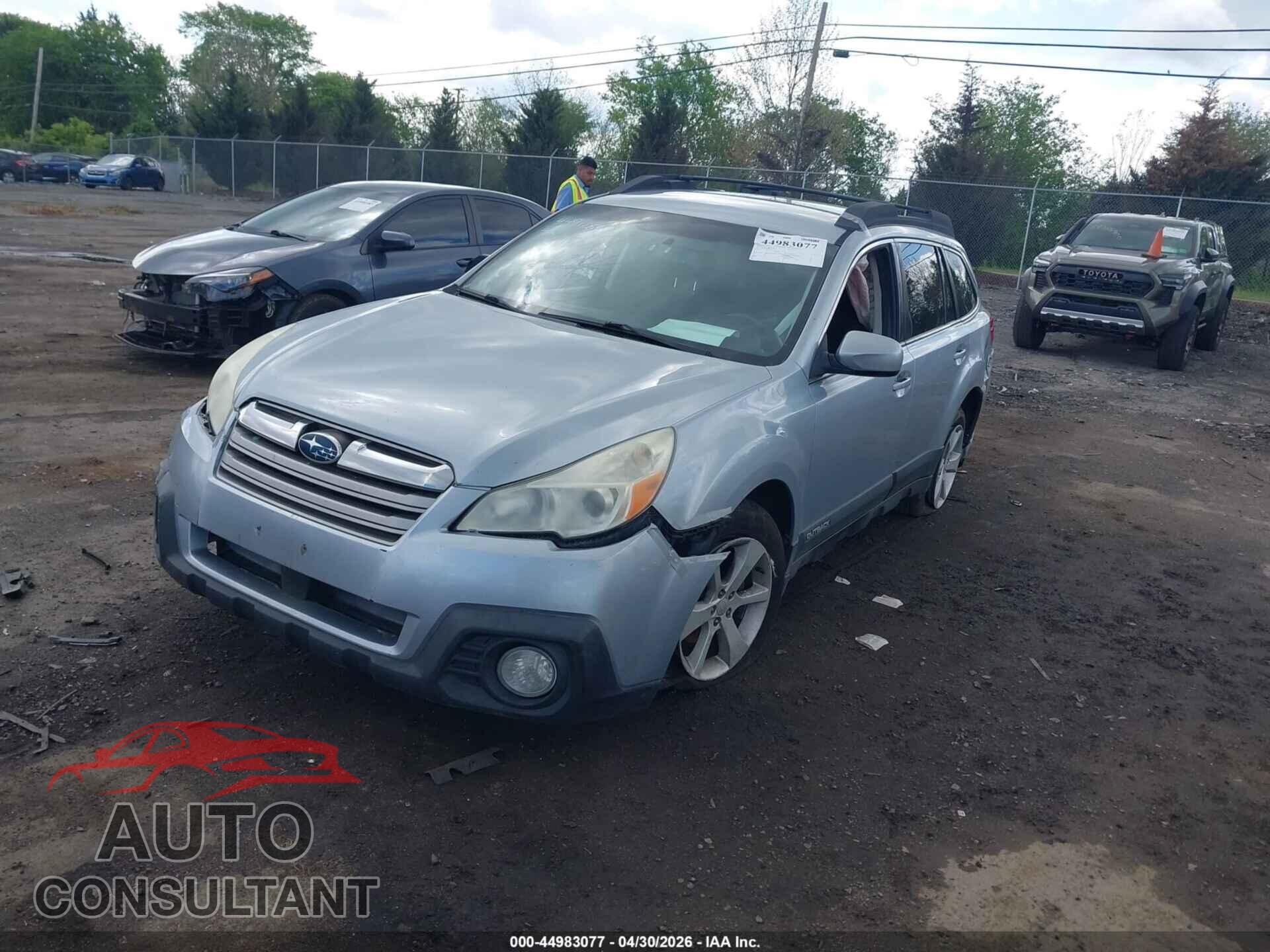 SUBARU OUTBACK 2013 - 4S4BRCCC5D3276843