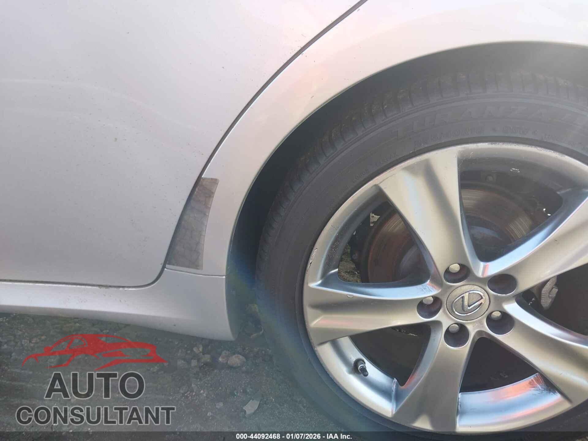 LEXUS IS 250 2011 - JTHBF5C24B5143748