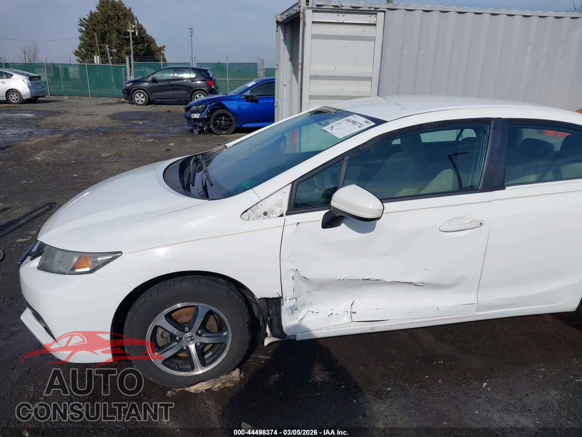 HONDA CIVIC 2015 - 19XFB2F73FE054896