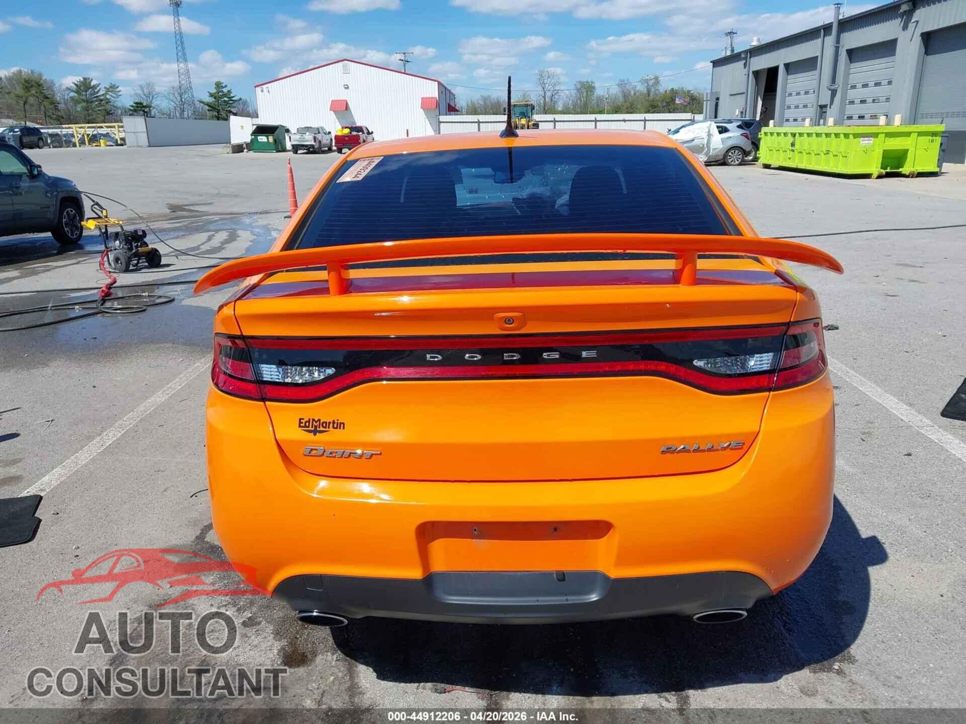 DODGE DART 2013 - 1C3CDFBA0DD302160