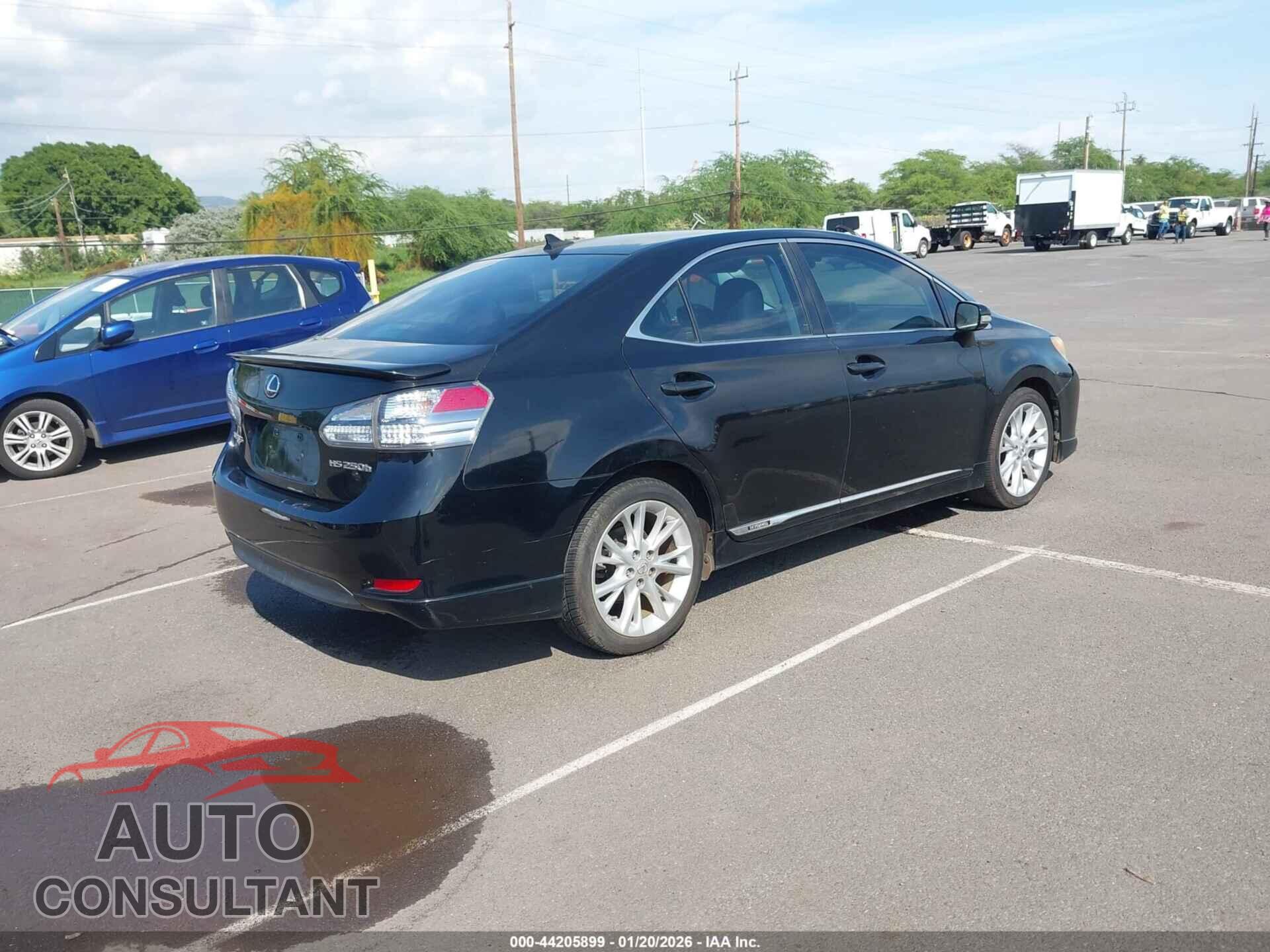 LEXUS HS 250H 2010 - JTHBB1BA8A2001674