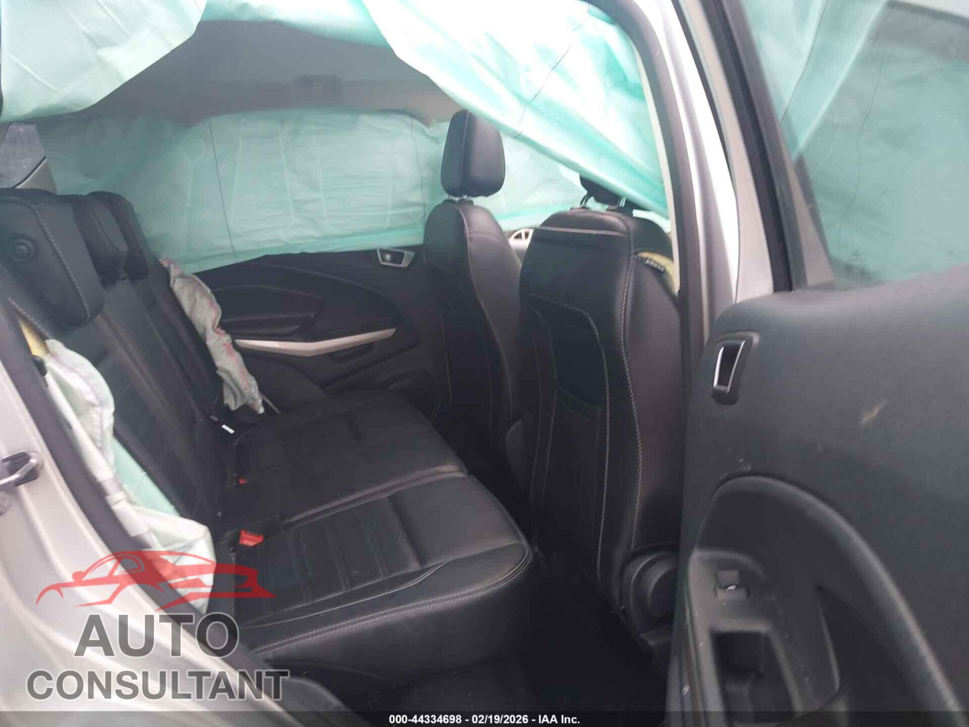 FORD ECOSPORT 2019 - MAJ6S3KLXKC291479