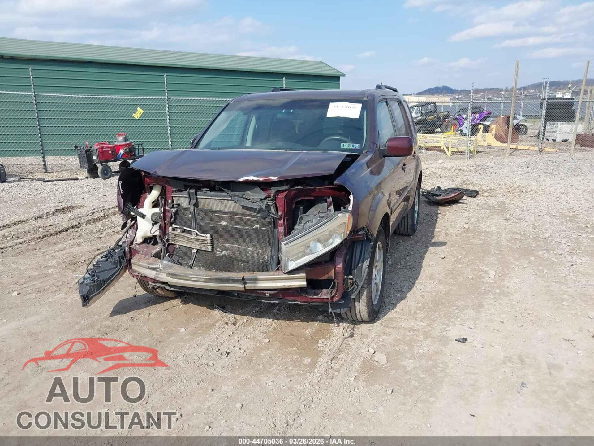 HONDA PILOT 2011 - 5FNYF4H49BB025998