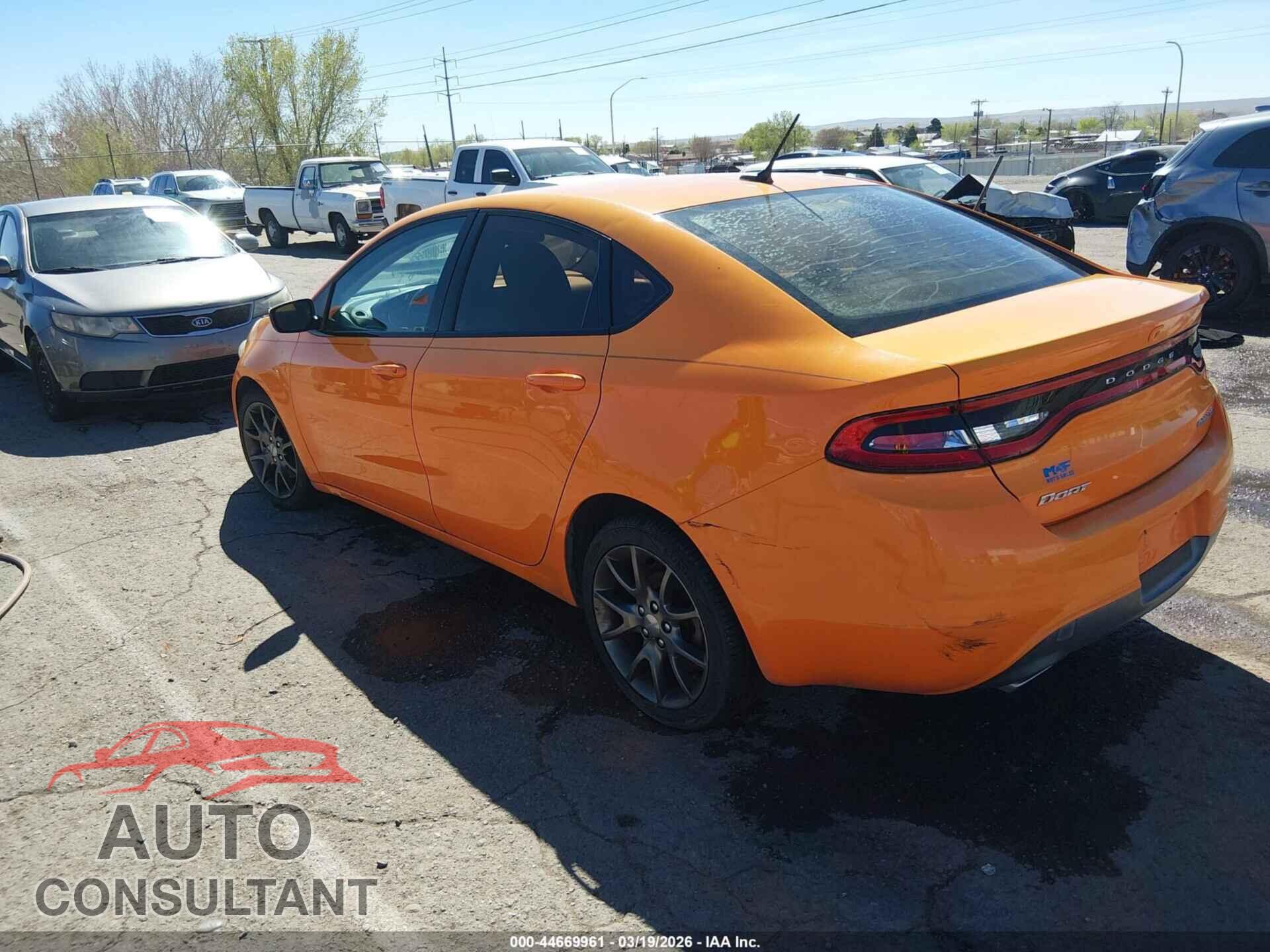 DODGE DART 2013 - 1C3CDFBA0DD324417