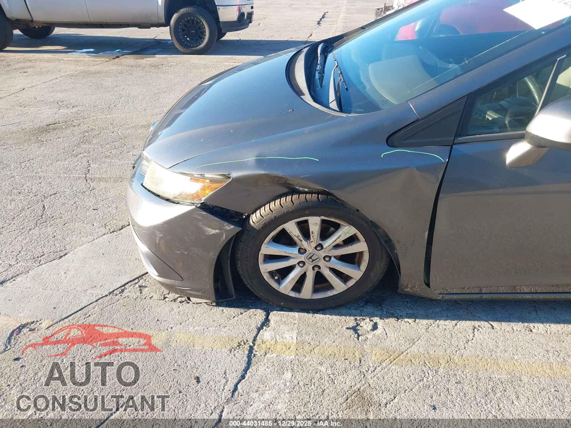 HONDA CIVIC 2012 - 19XFB2F85CE385158