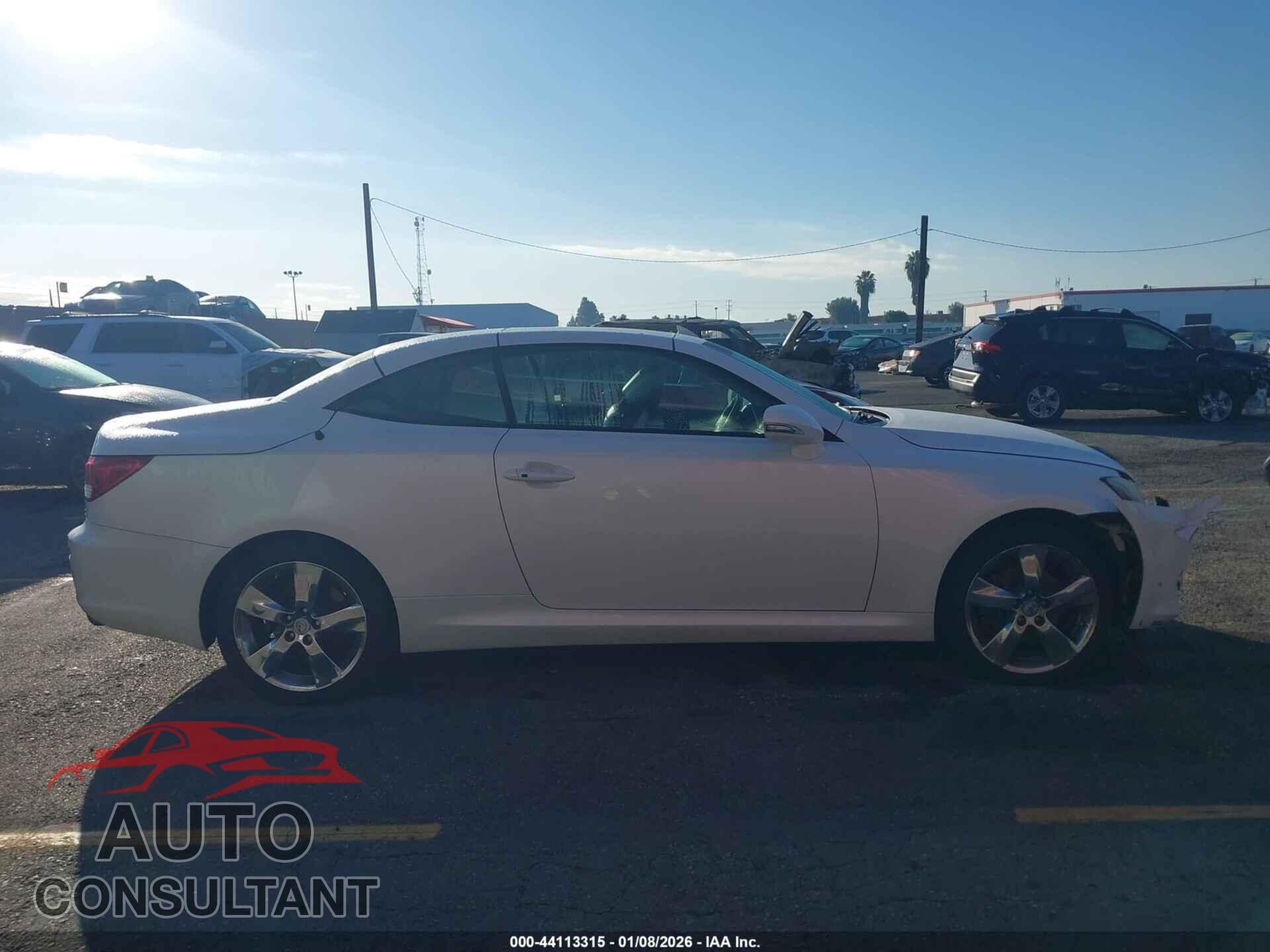 LEXUS IS 250C 2010 - JTHFF2C28A2511722
