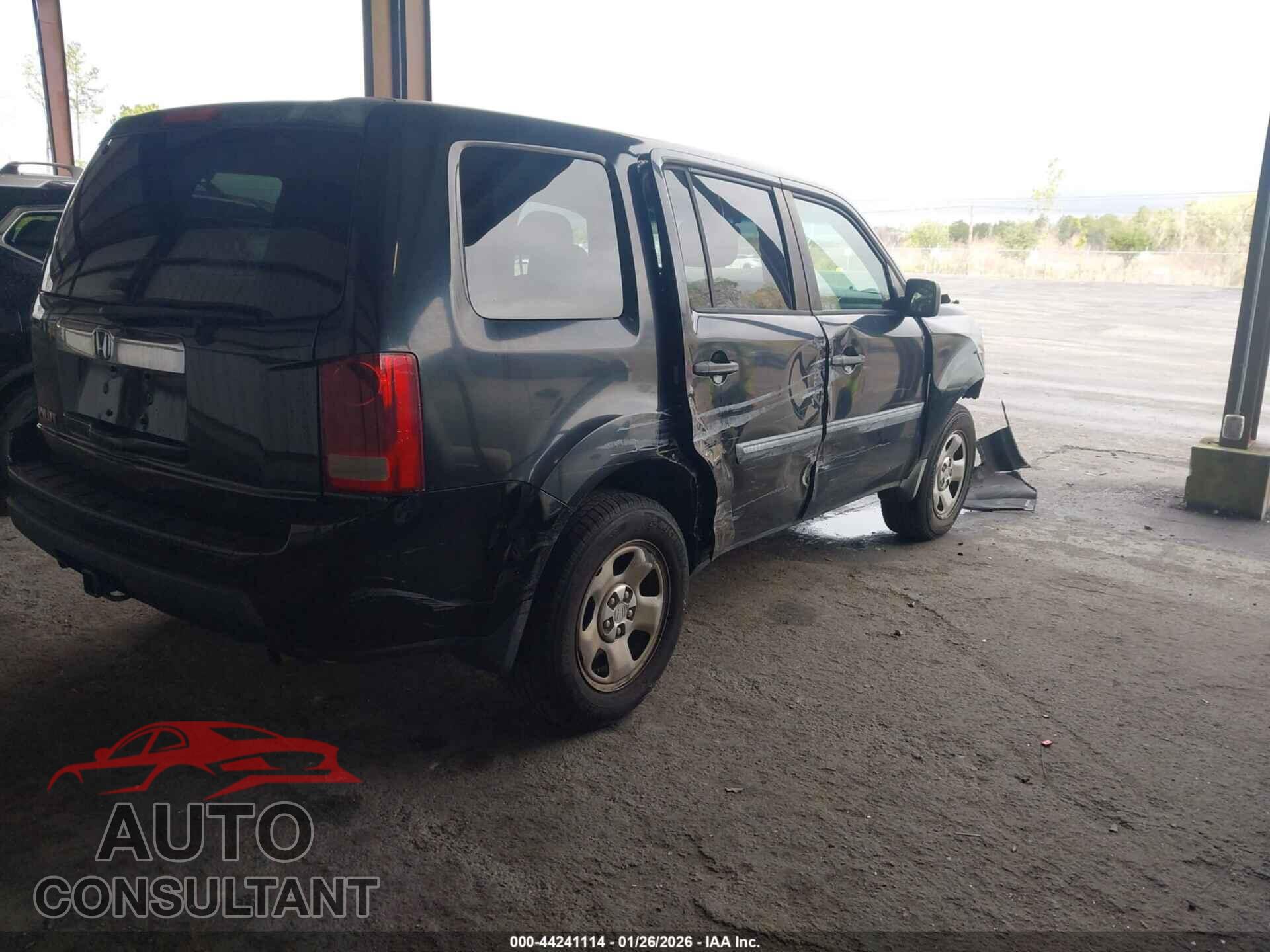 HONDA PILOT 2011 - 5FNYF3H29BB008546