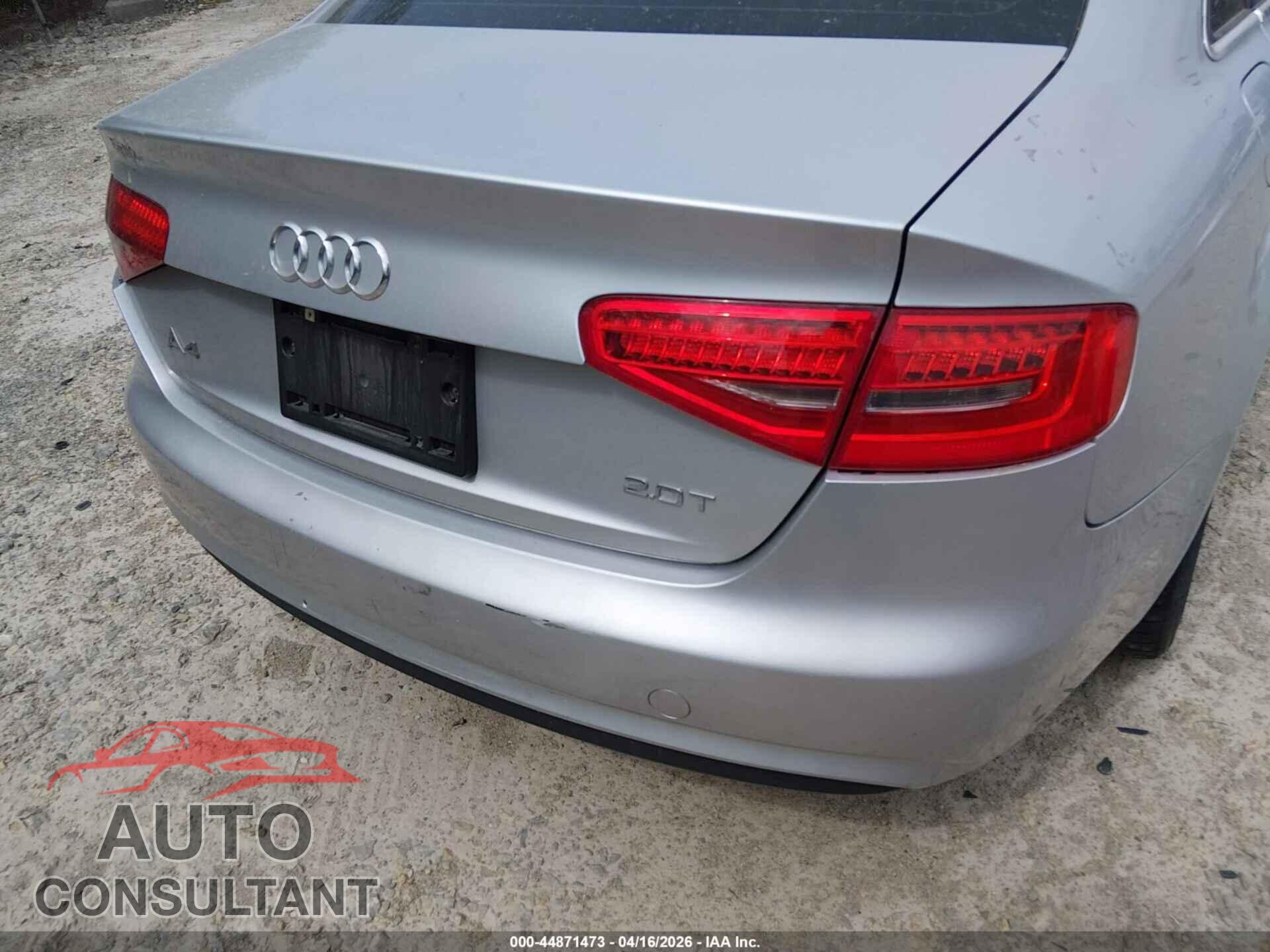 AUDI A4 2013 - WAUAFAFL7DN026966