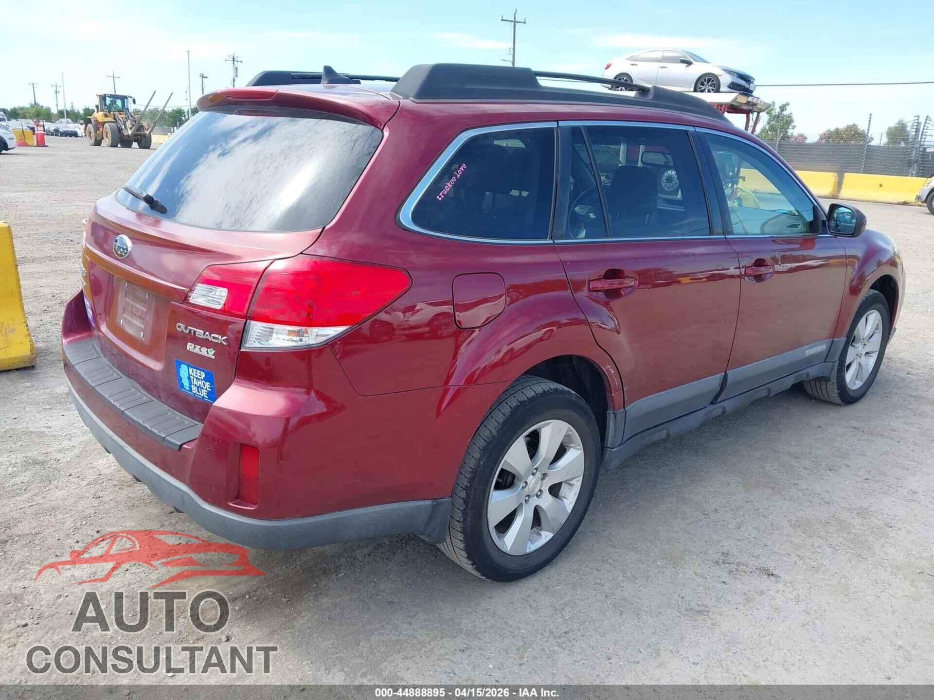SUBARU OUTBACK 2011 - 4S4BRBLC3B3413933