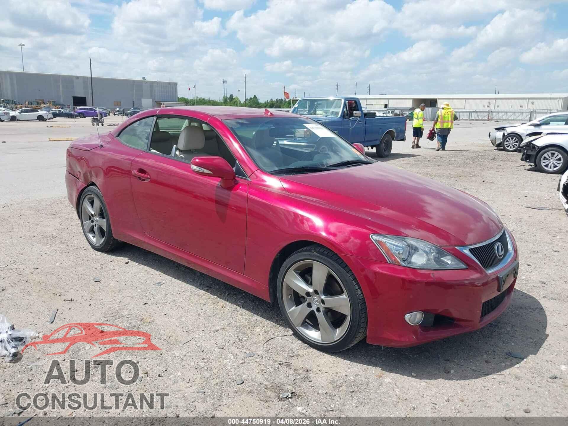 LEXUS IS 250C 2010 - JTHFF2C24A2509059