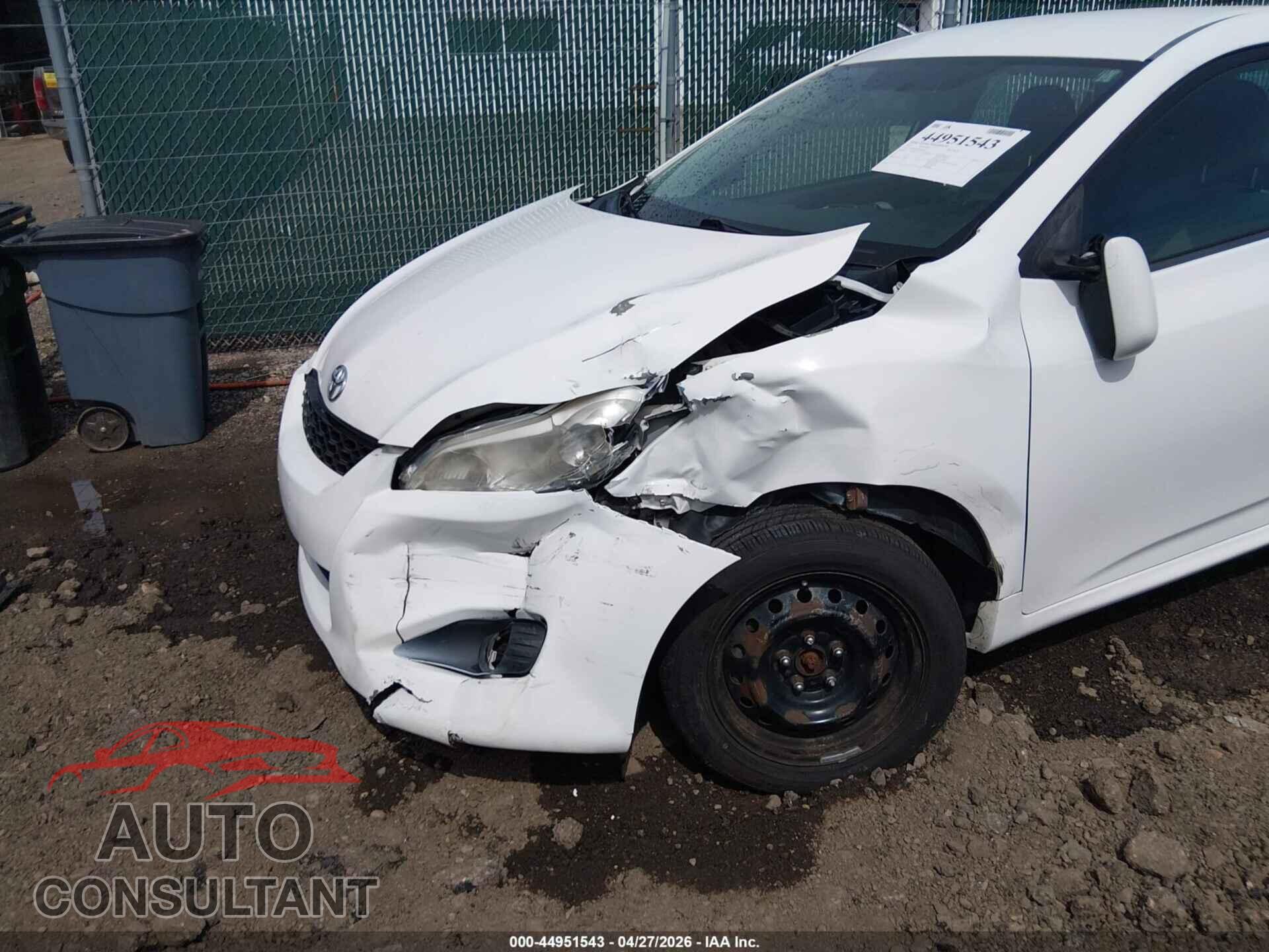 TOYOTA MATRIX 2013 - 2T1LE4EE2DC023012