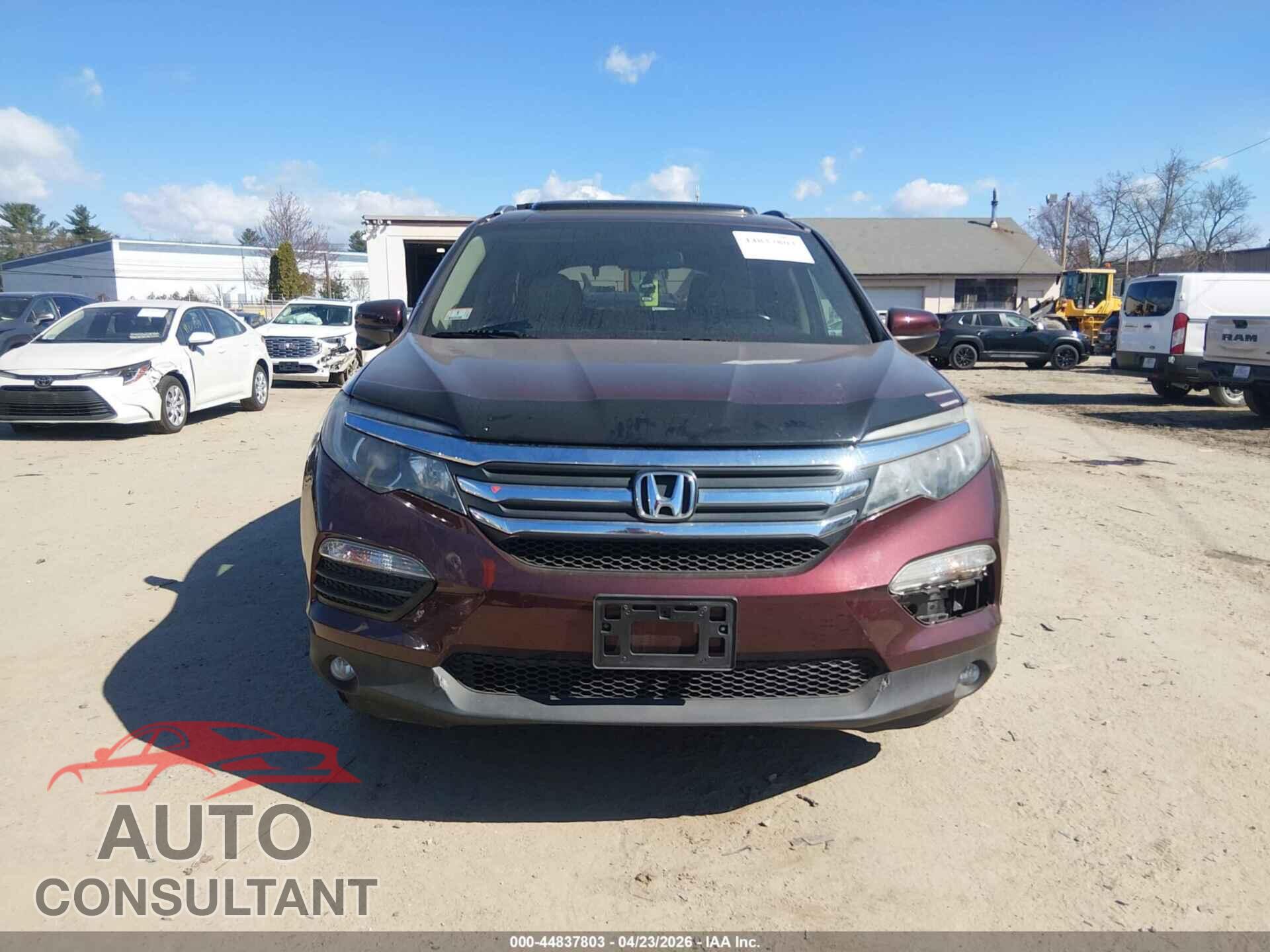 HONDA PILOT 2017 - 5FNYF6H54HB044262