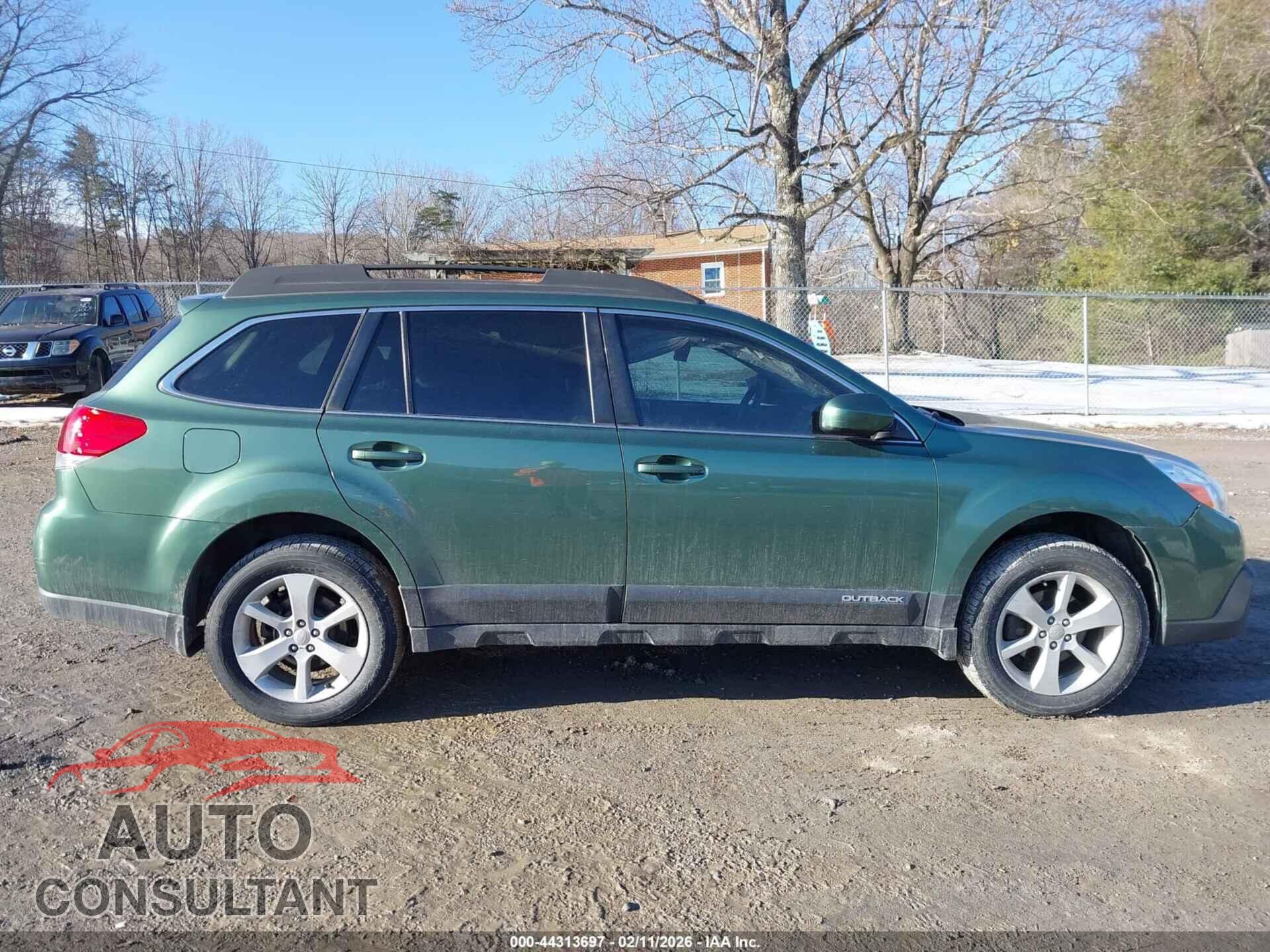 SUBARU OUTBACK 2014 - 4S4BRBCC6E3320960