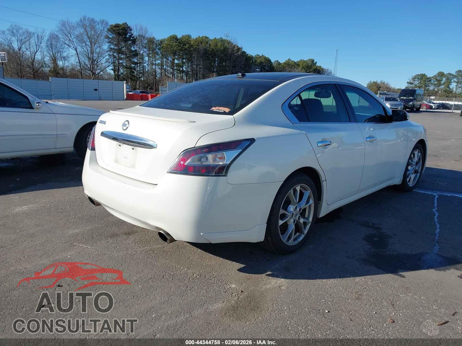 NISSAN MAXIMA 2012 - 1N4AA5AP2CC802147