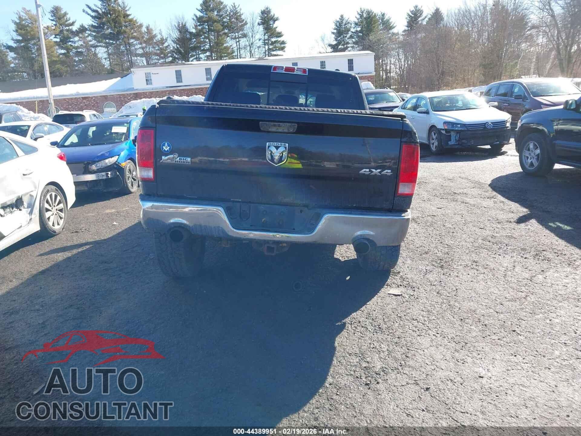 DODGE RAM 1500 2010 - 1D7RV1CT8AS182918