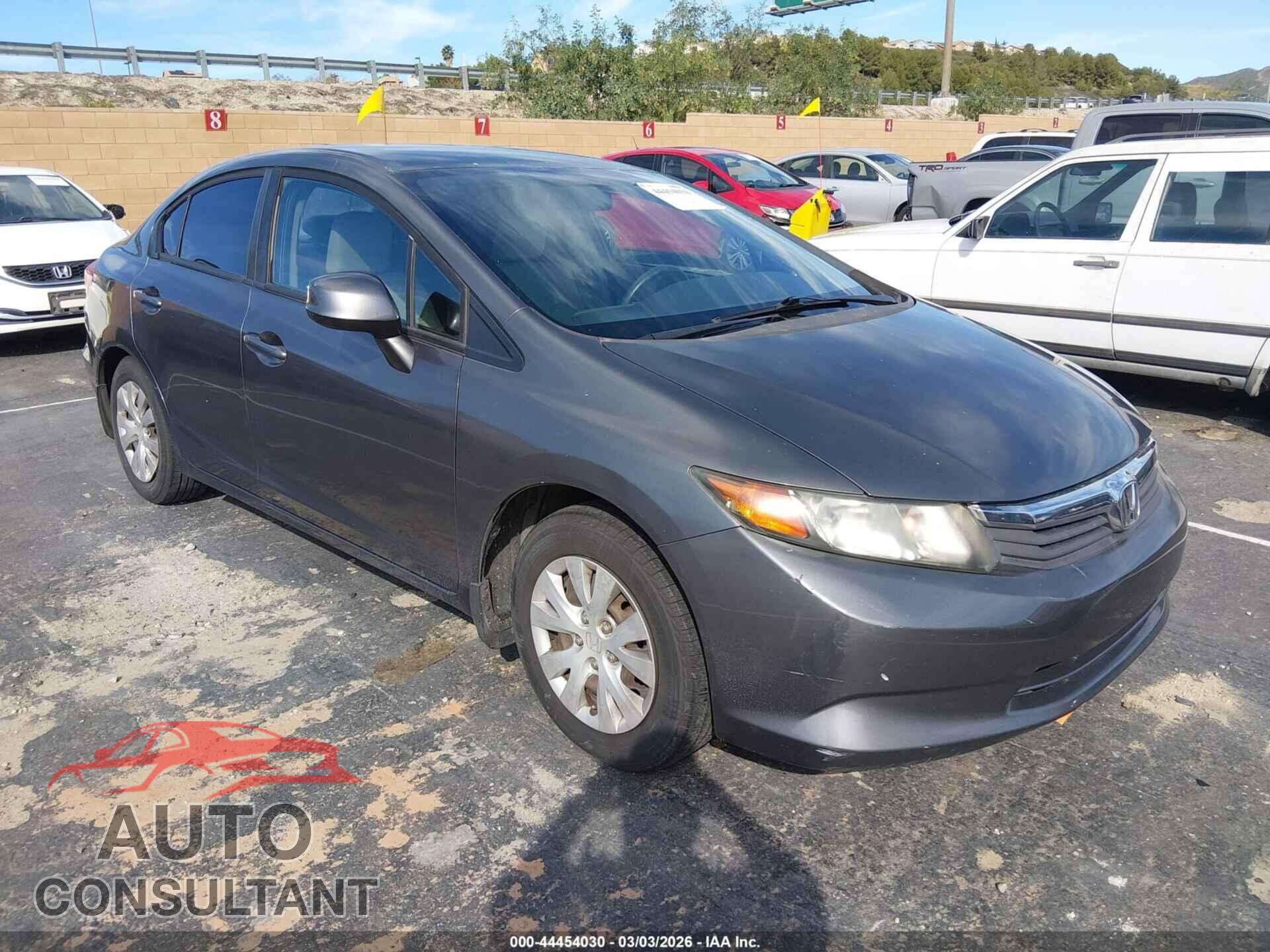 HONDA CIVIC 2012 - 19XFB2F55CE370133