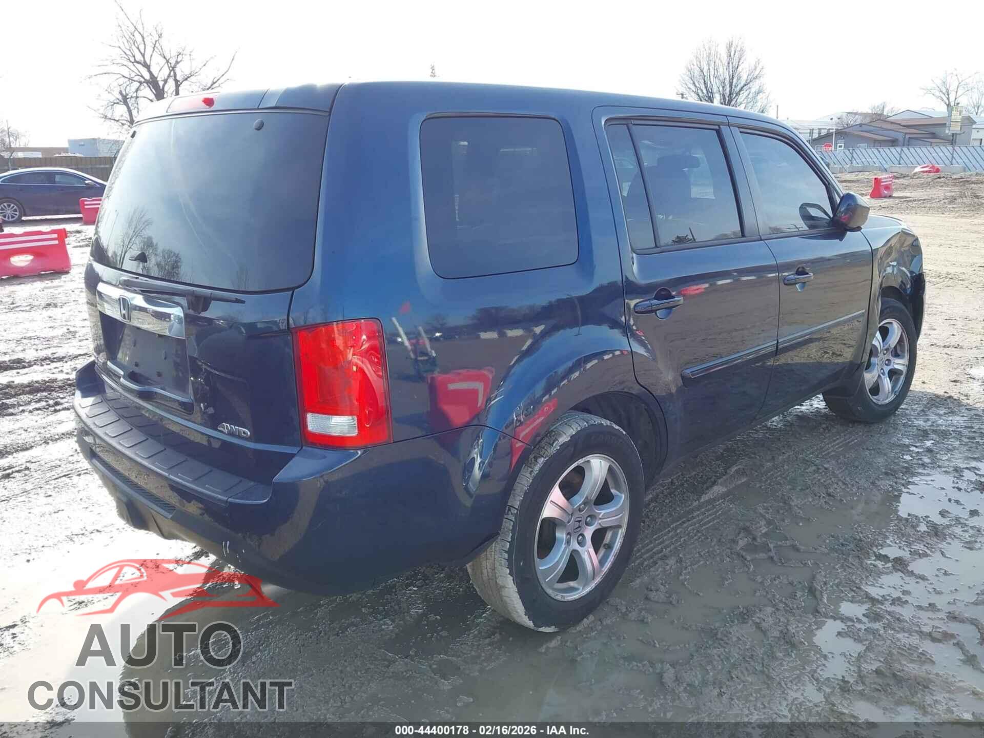HONDA PILOT 2012 - 5FNYF4H58CB025064