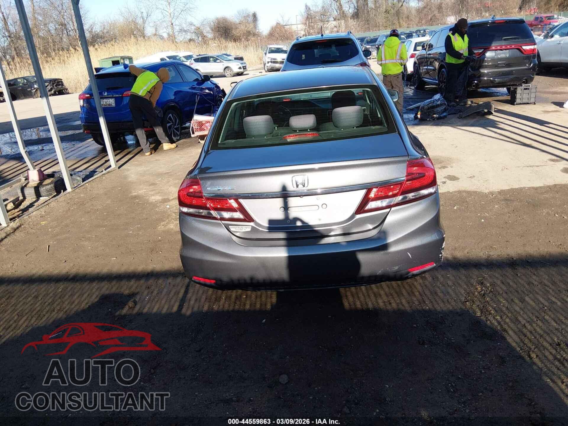 HONDA CIVIC 2013 - 19XFB2F53DE262272