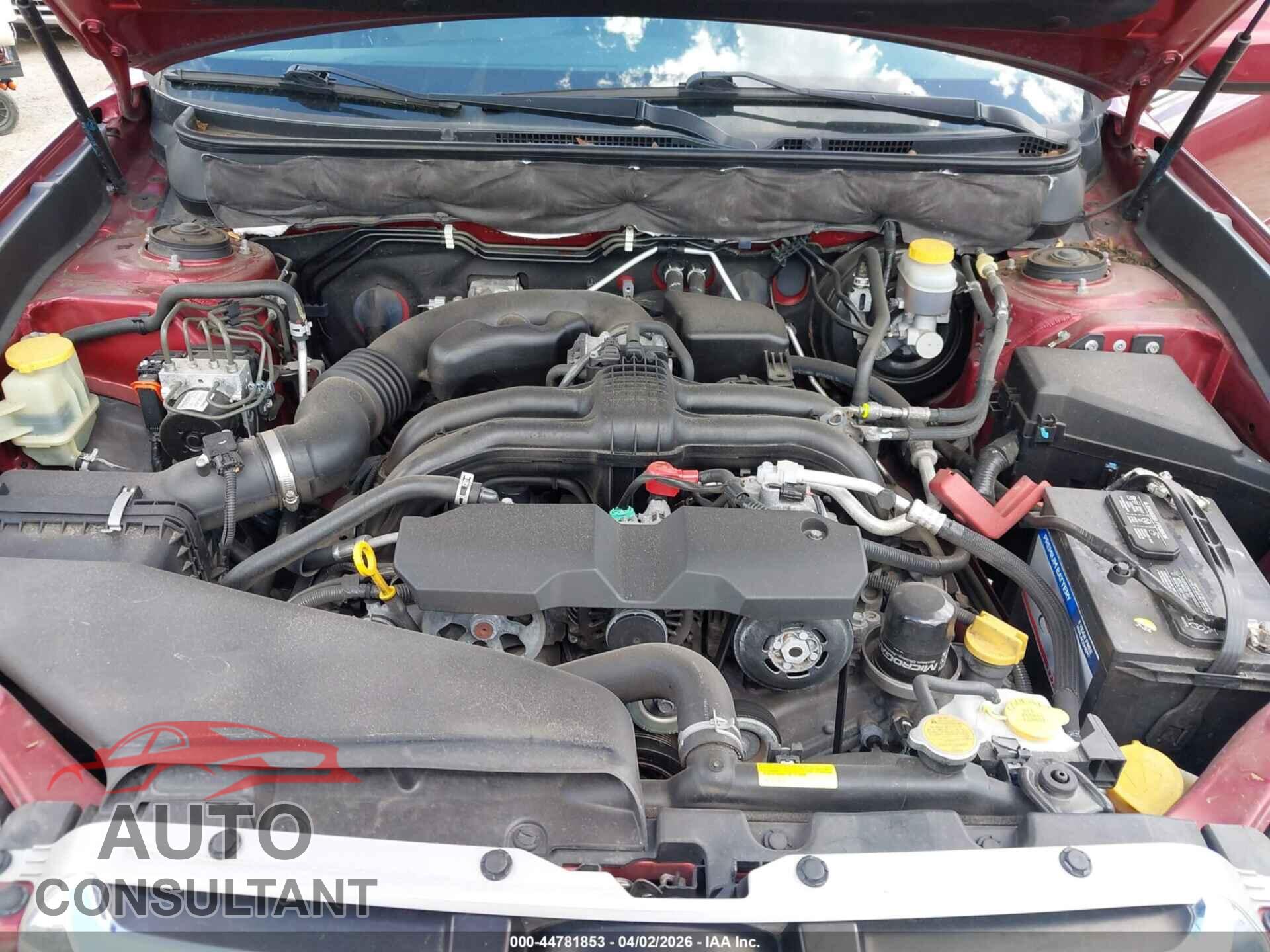 SUBARU OUTBACK 2014 - 4S4BRBMC0E3277666