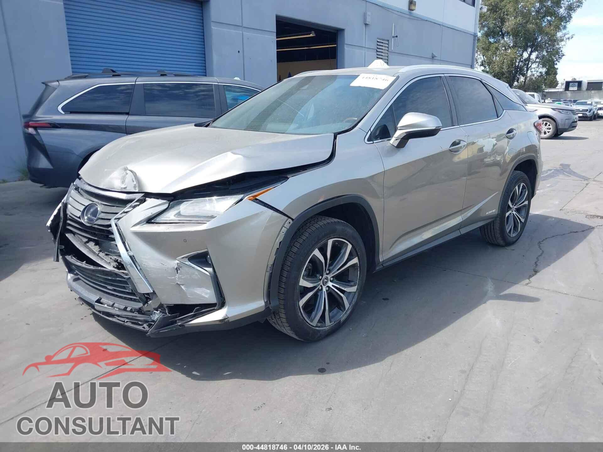 LEXUS RX 450H 2019 - 2T2BGMCA5KC038702