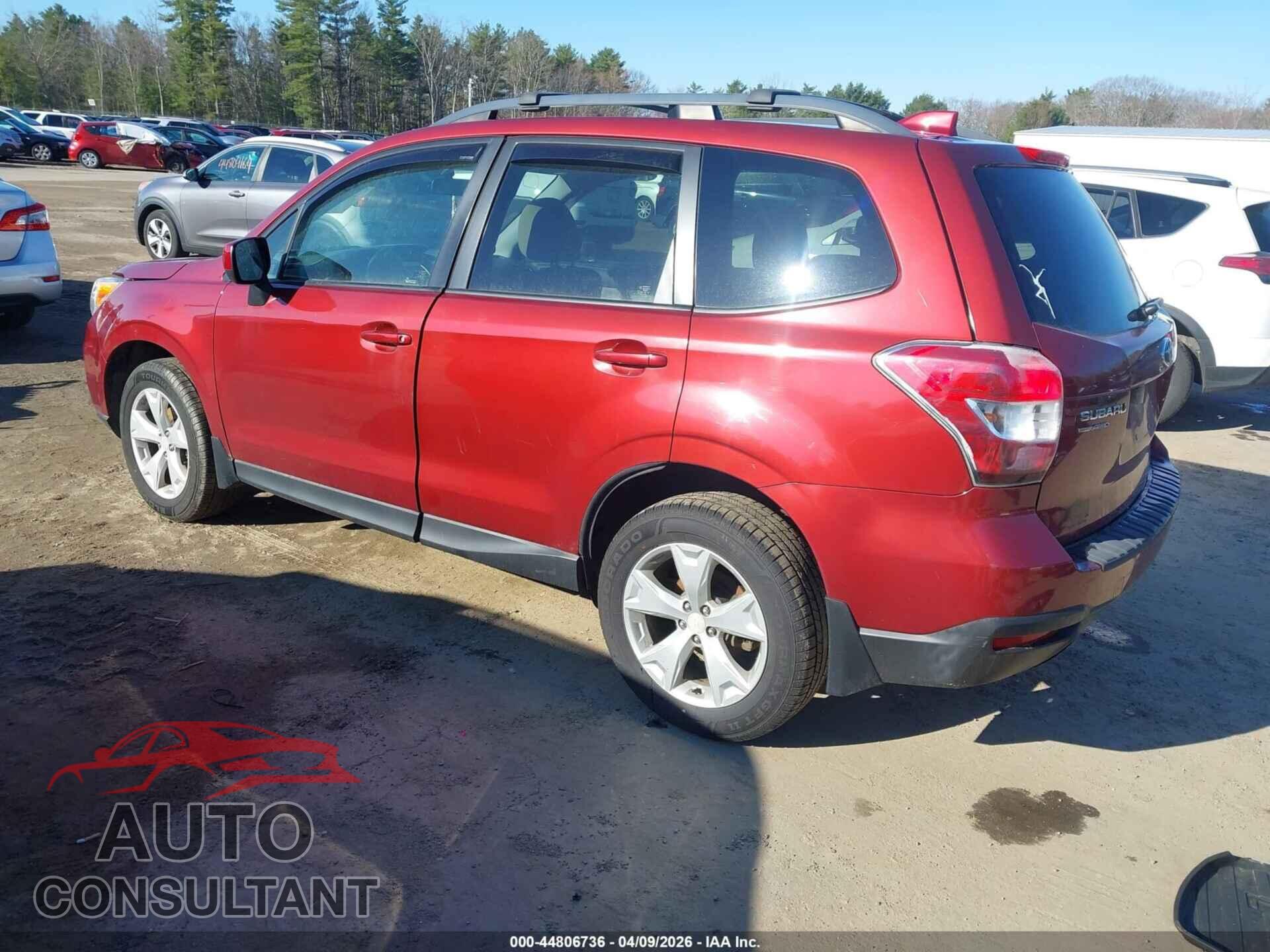 SUBARU FORESTER 2016 - JF2SJADC6GH525884