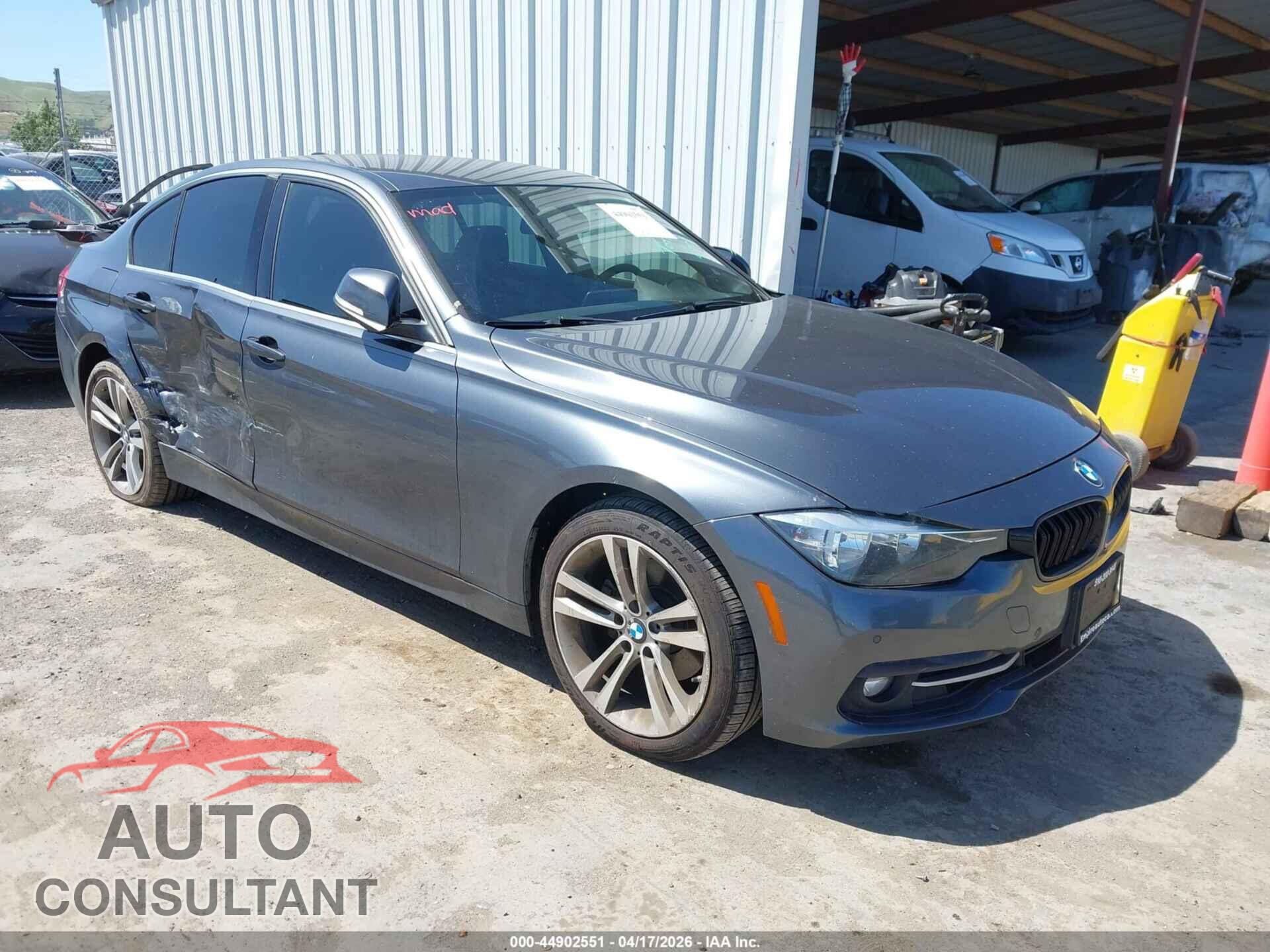 BMW 330I 2017 - WBA8B9G3XHNU55581