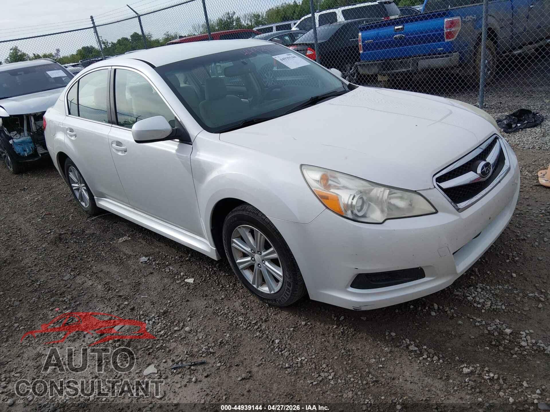 SUBARU LEGACY 2012 - 4S3BMCC66C3041086