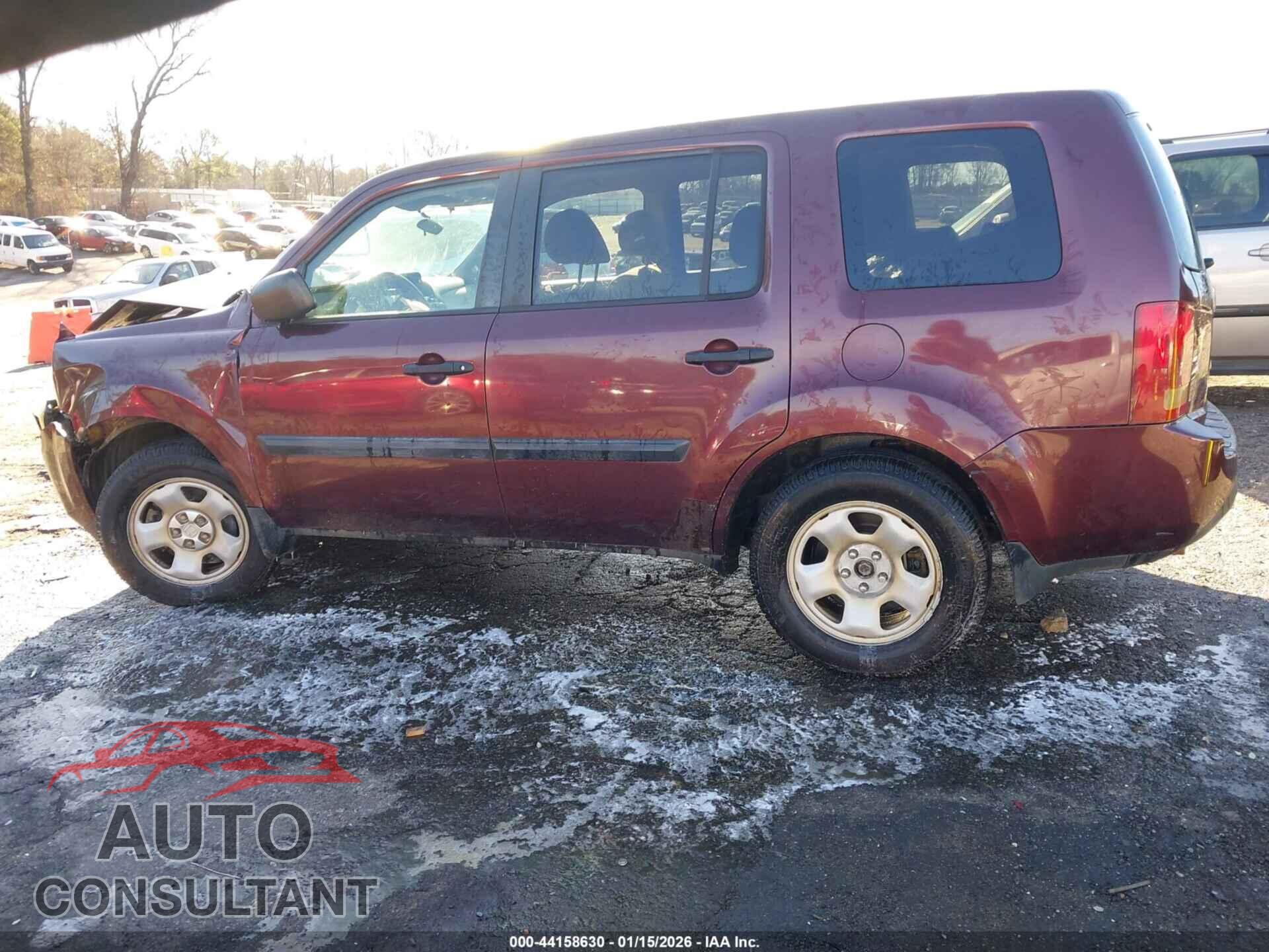 HONDA PILOT 2013 - 5FNYF4H24DB049370