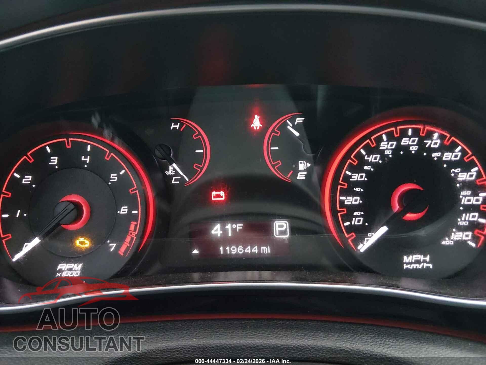 DODGE DART 2015 - 1C3CDFBB9FD378908