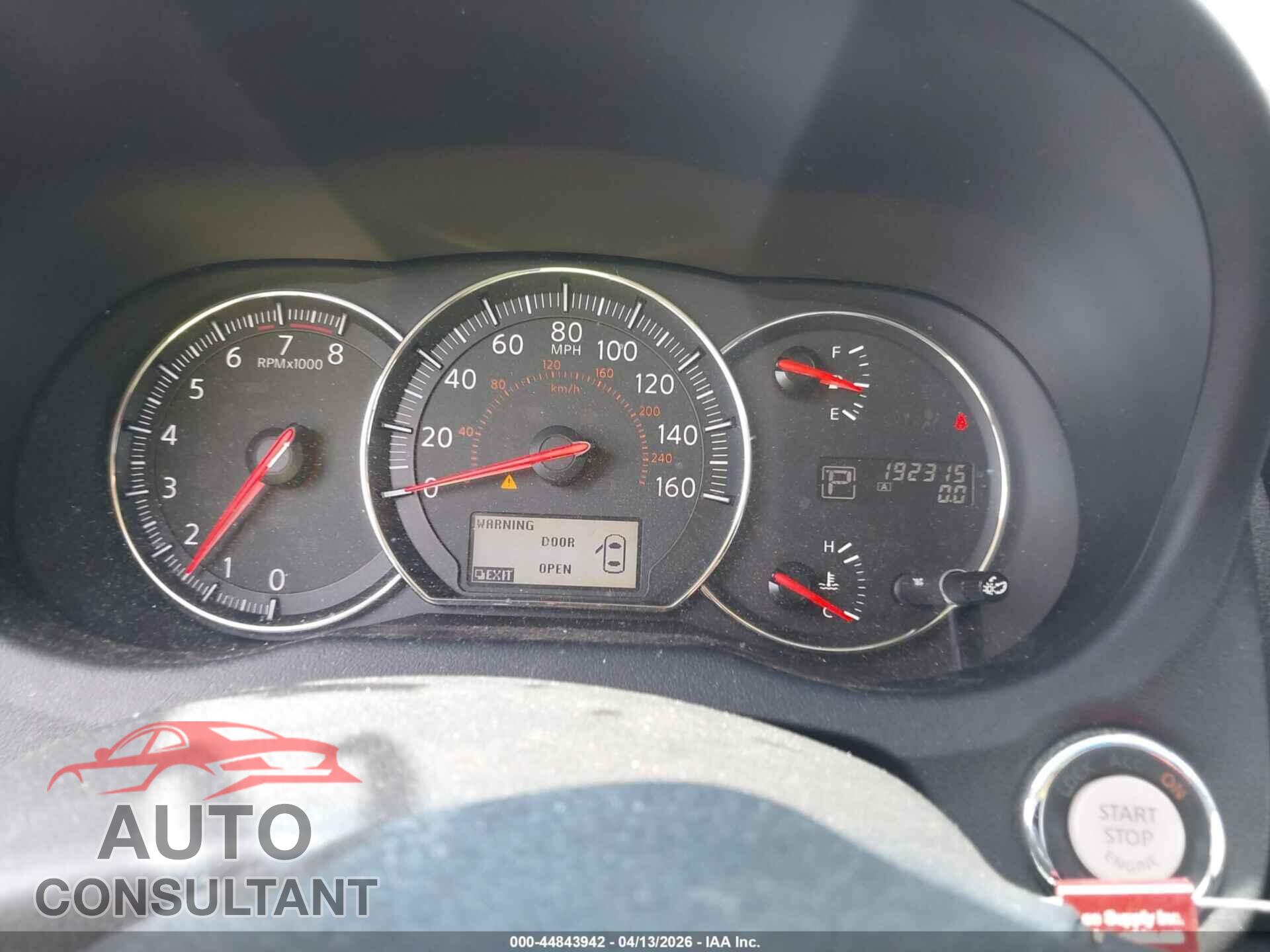 NISSAN MAXIMA 2012 - 1N4AA5AP2CC826822