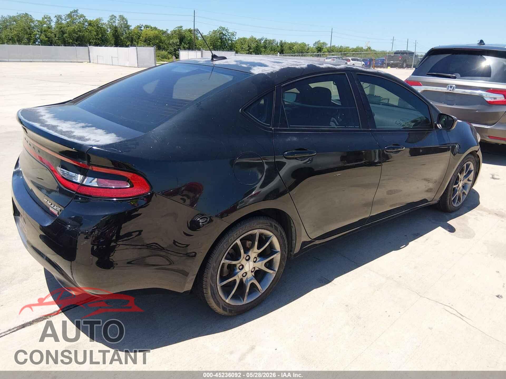 DODGE DART 2013 - 1C3CDFBH7DD157194