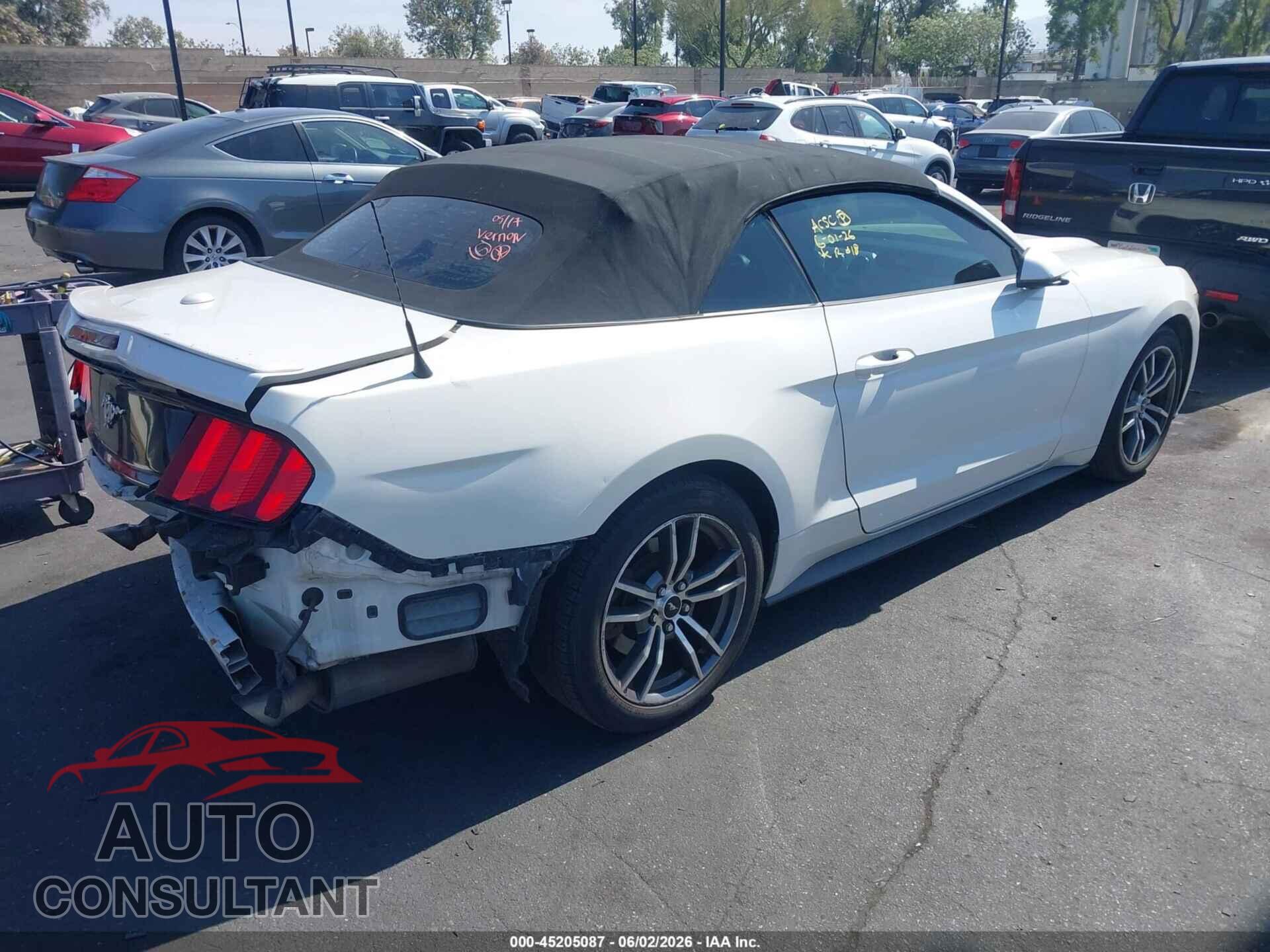 FORD MUSTANG 2017 - 1FATP8UH9H5293764