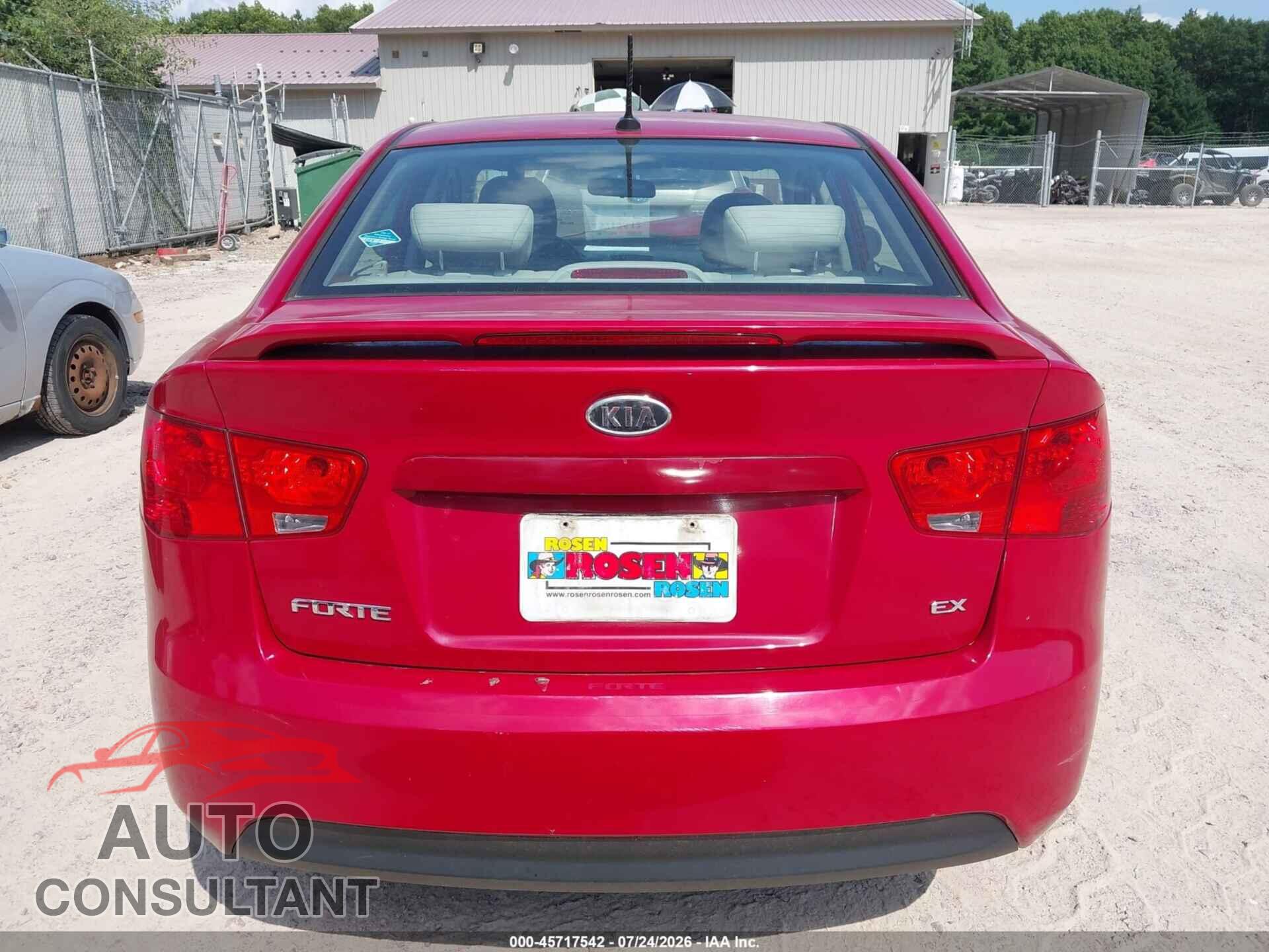 KIA FORTE 2013 - KNAFU4A20D5689338