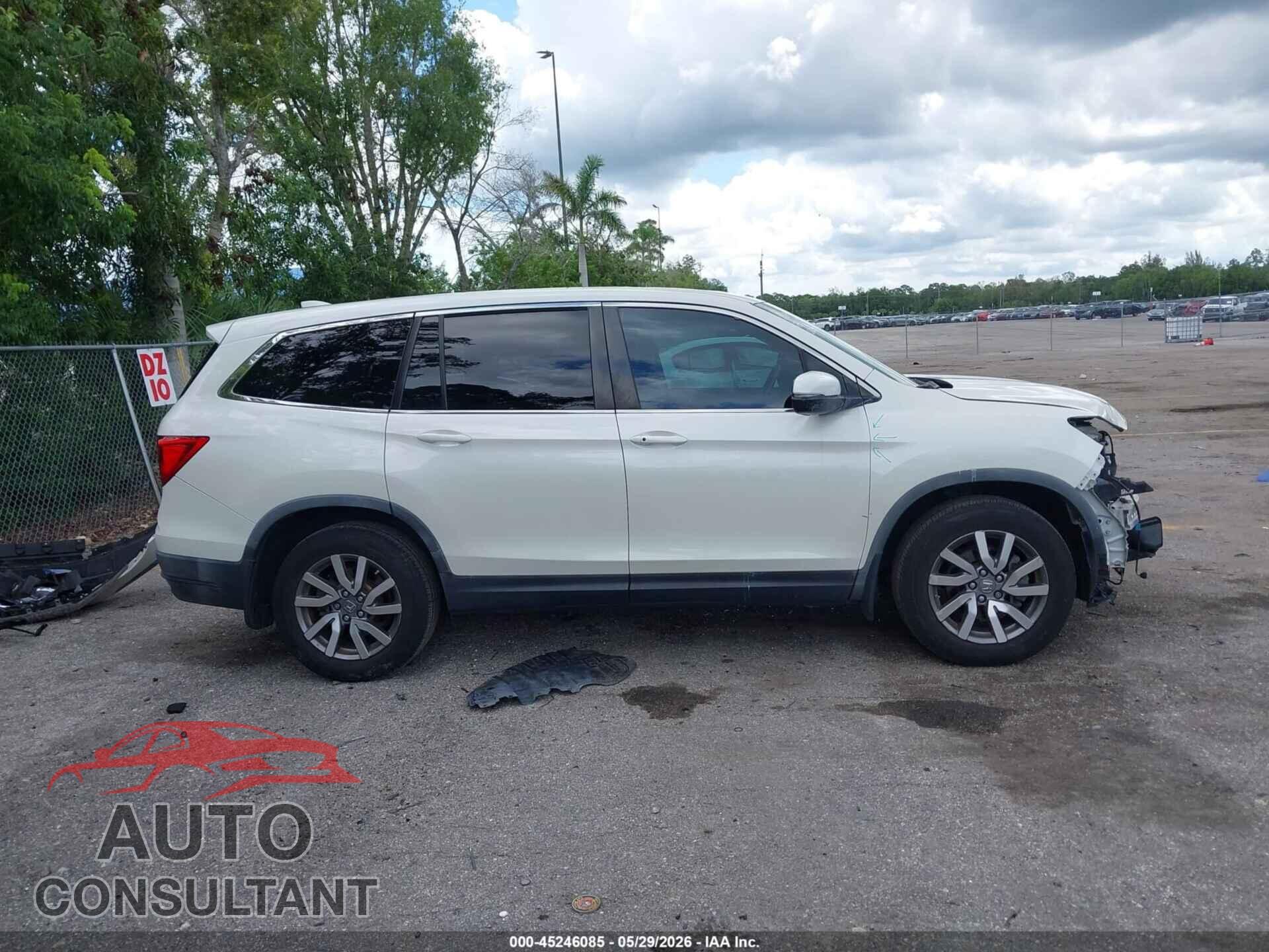 HONDA PILOT 2019 - 5FNYF5H5XKB030061