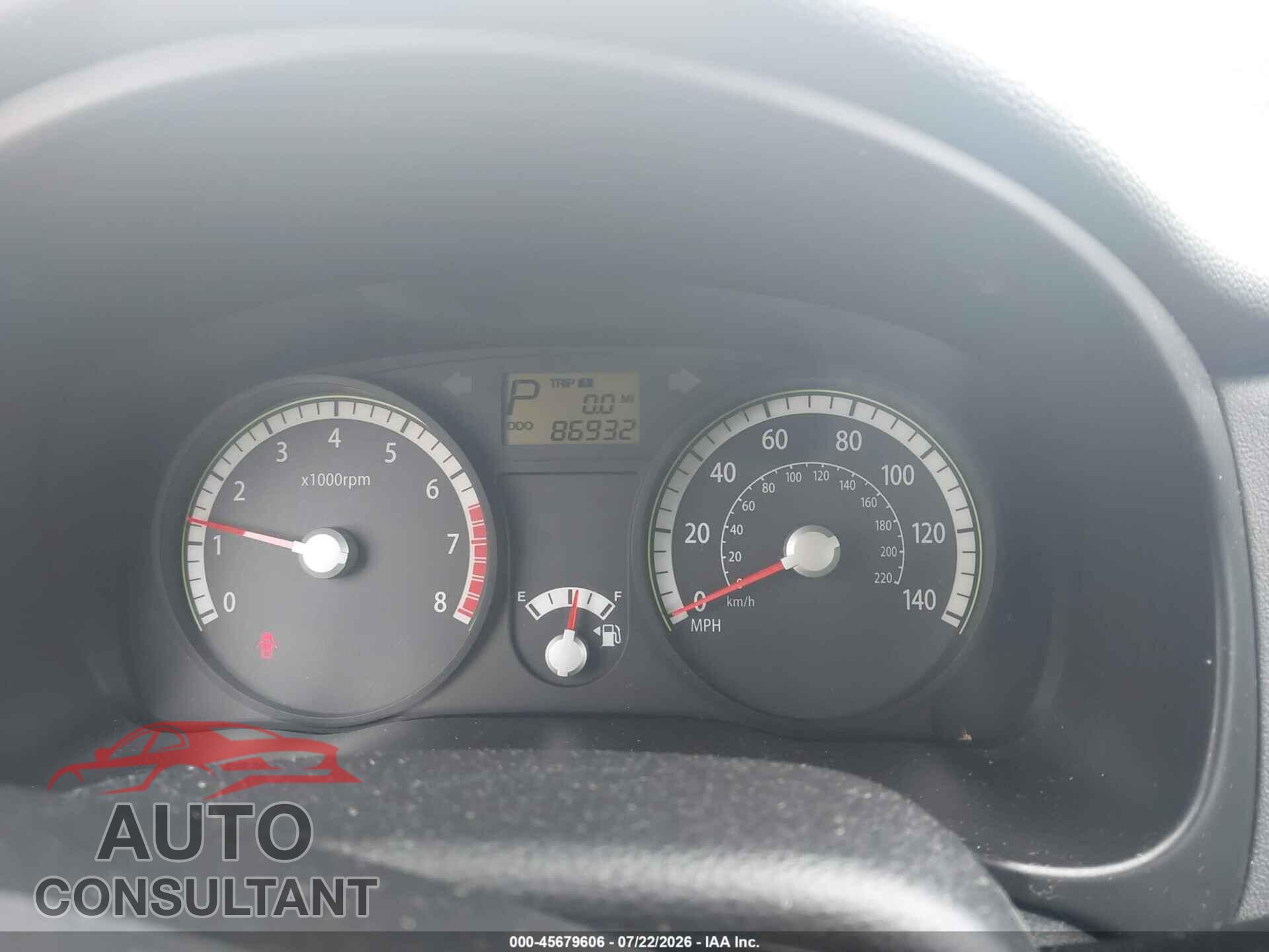 KIA RIO 2009 - KNADE223896518807