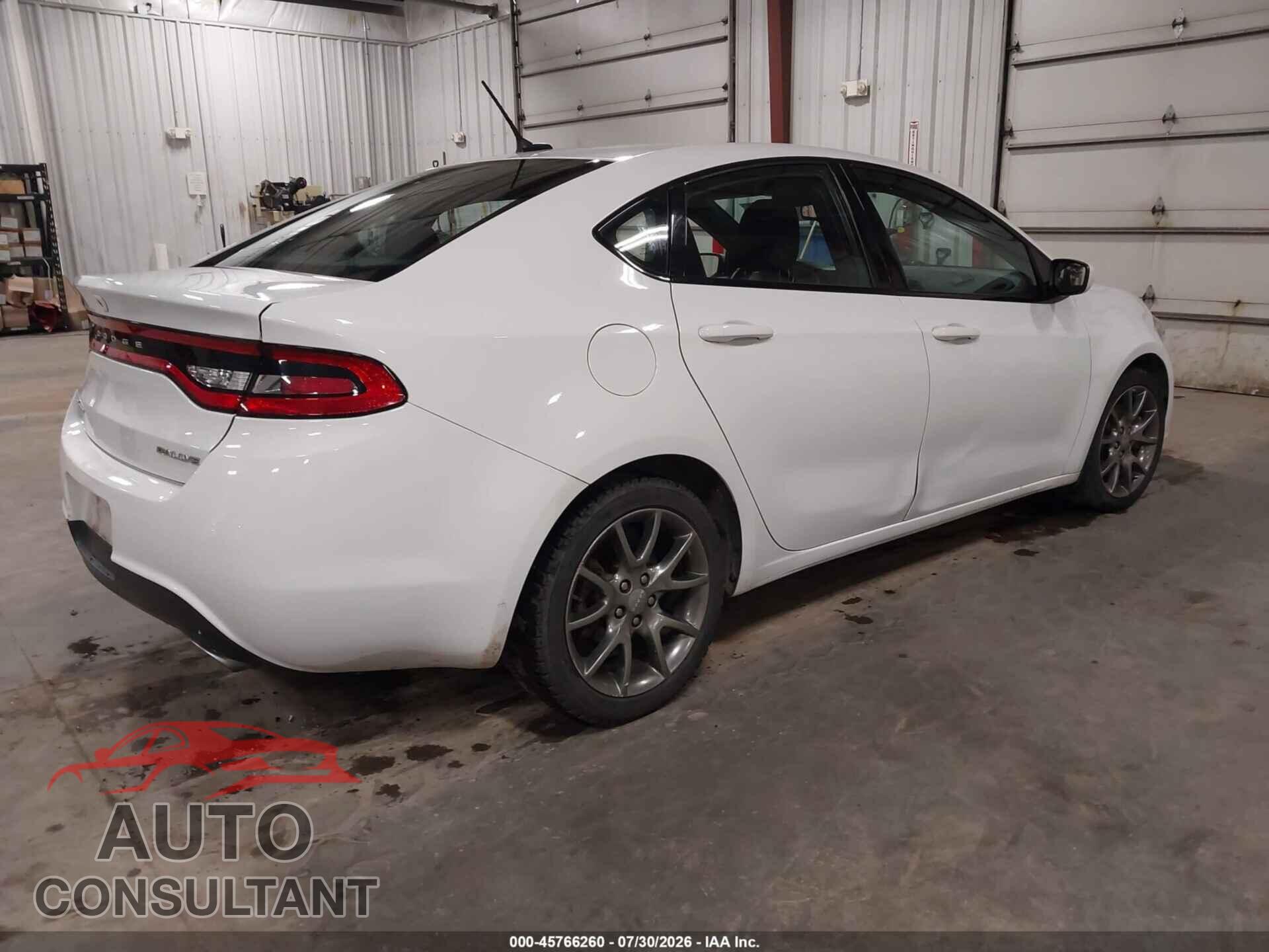DODGE DART 2015 - 1C3CDFBB9FD201016